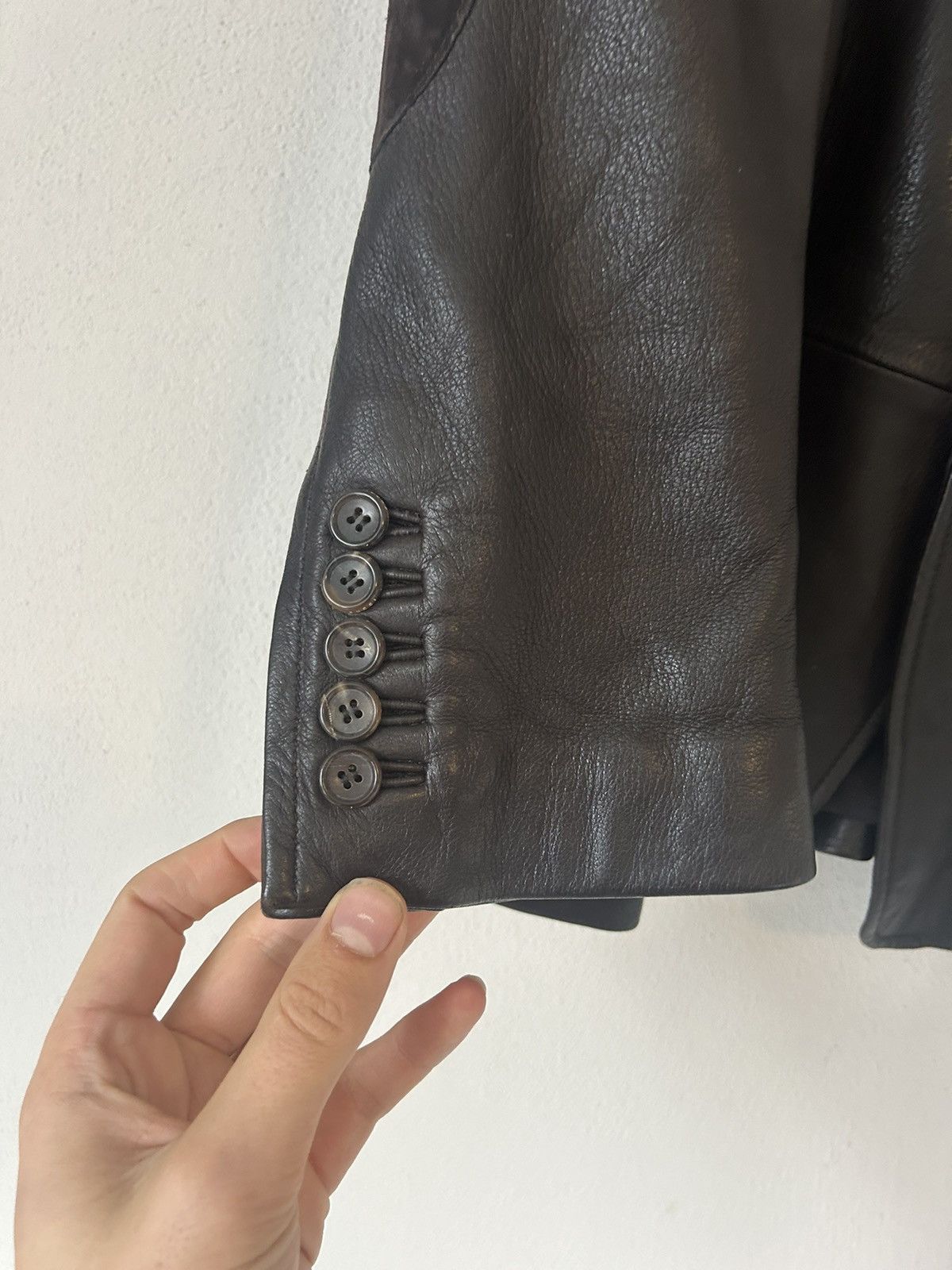 Gucci Gucci Leather Blazer - Tom Ford Era Size US M / EU 48-50 / 2 - 6 Thumbnail