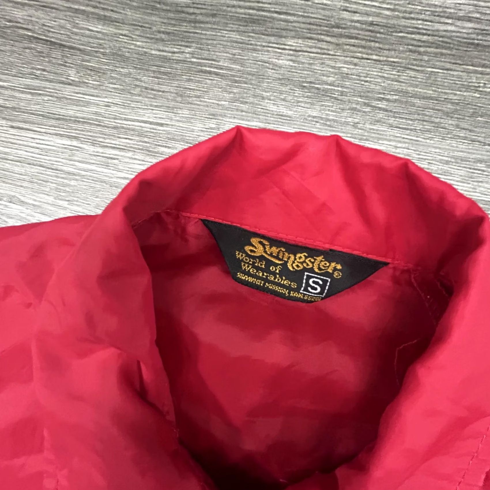 Vintage VINTAGE Swingster Coca-Cola Jacket Mens S Red Nylon Windbreaker Logo Spr Snaps Pockets Embroidered 70s Retro Coach Windbreaker Spring Casual Mens Size US S / EU 44-46 / 1 - 6 Thumbnail