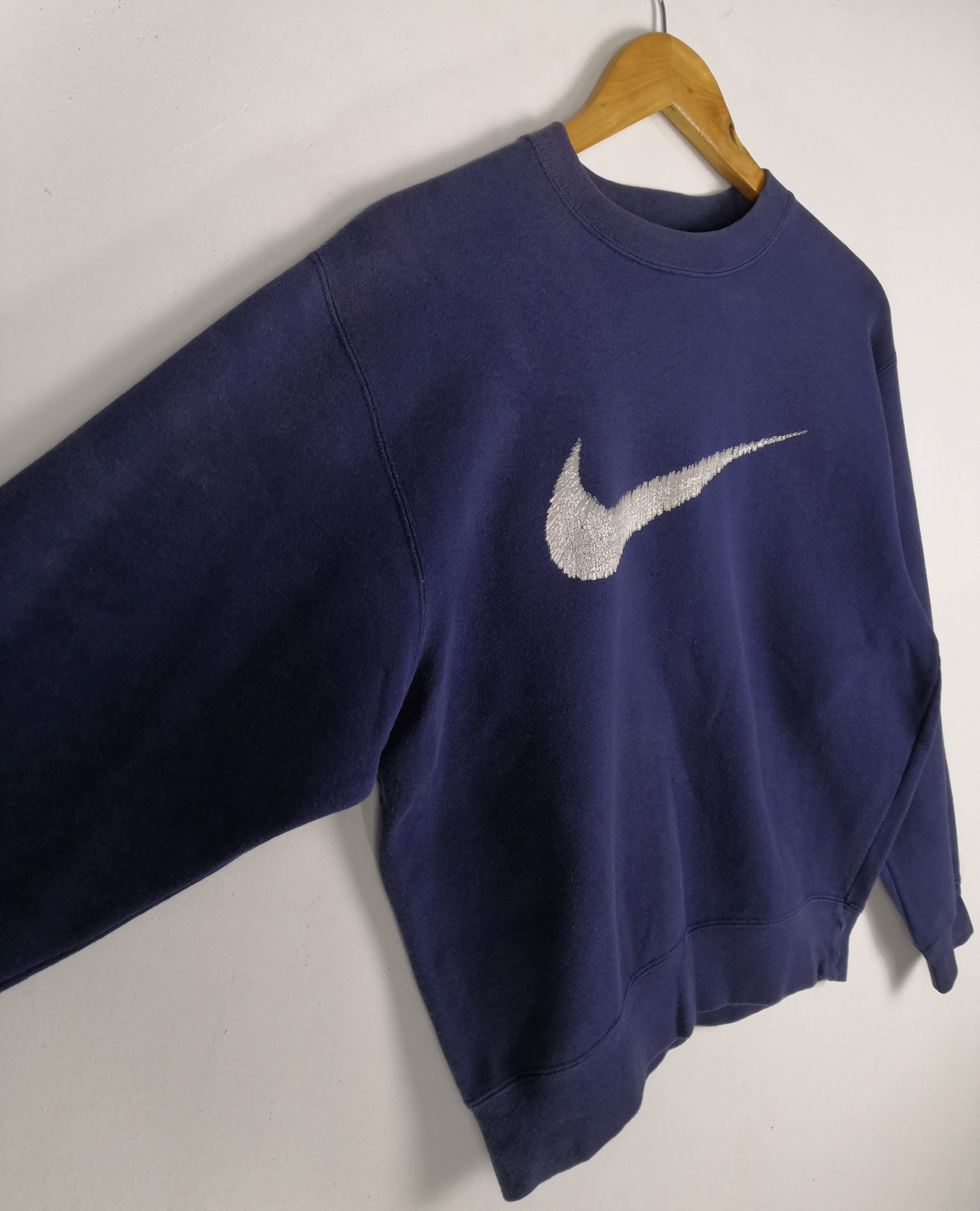 Nike Vintage 90s Nike Sweatshirt Big Logo Nike Sweater Size US M / EU 48-50 / 2 - 4 Thumbnail