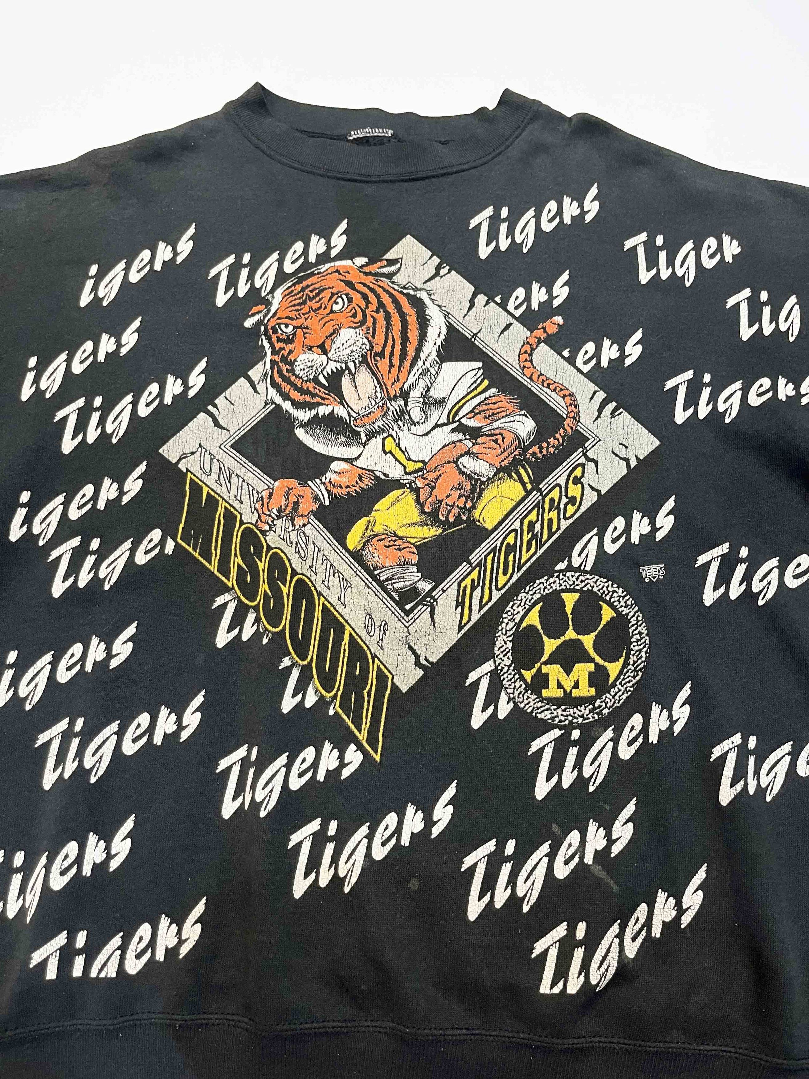 NCAA × Vintage Vintage Tee's Unlimited Missouri Tigers Crewneck Sweatshirt Size US XL / EU 56 / 4 - 2 Thumbnail
