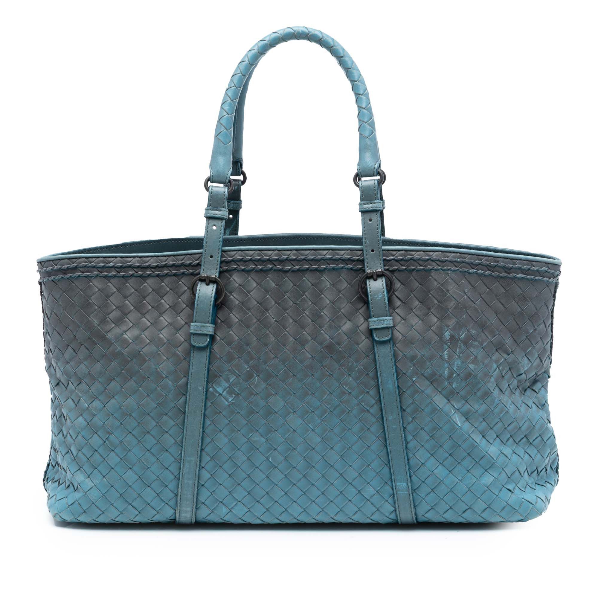 Ombre Nappa Intrecciato Tote
