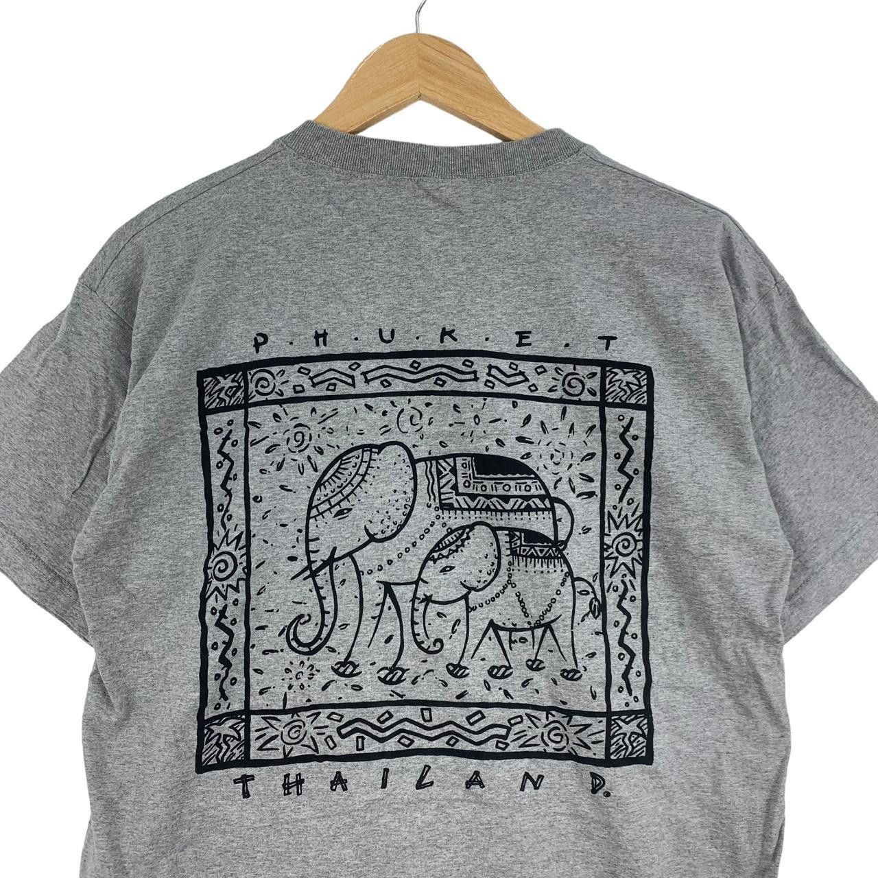 Vintage Vintage PHUKET THAILAND ELEPHANT Art Tee Shirt Top Spiritual Size M / US 6-8 / IT 42-44 - 6 Thumbnail