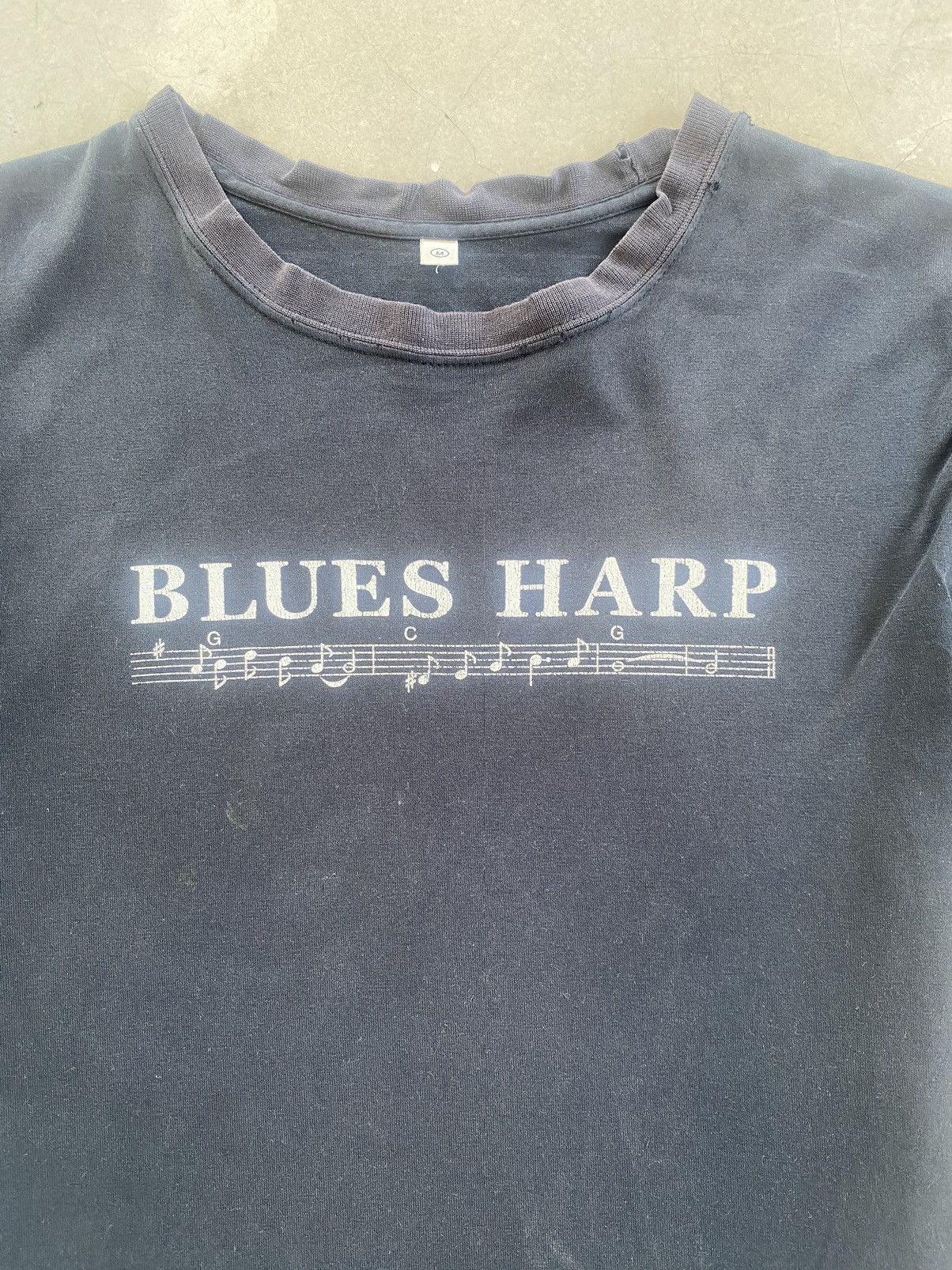 Vintage VINTAGE BLUES HARP HARMONICA TEE Size US M / EU 48-50 / 2 - 2 Thumbnail