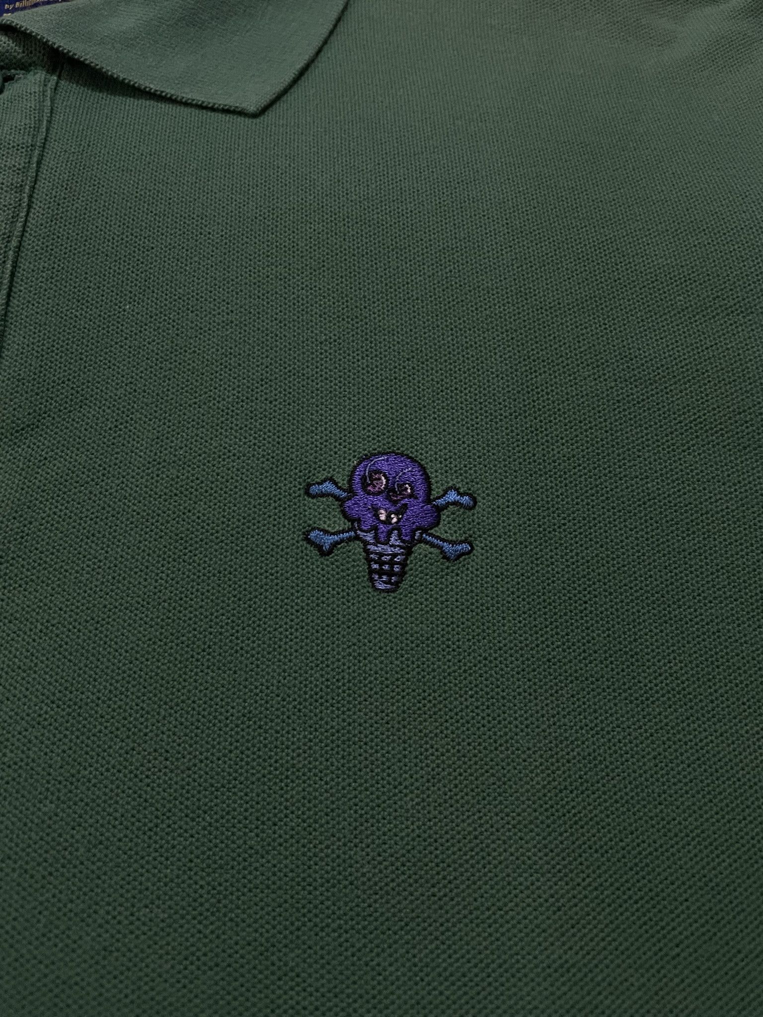 Billionaire Boys Club BBC/Ice Cream “Cones & Bones” Embroidered Polo Tee Size US M / EU 48-50 / 2 - 4 Thumbnail