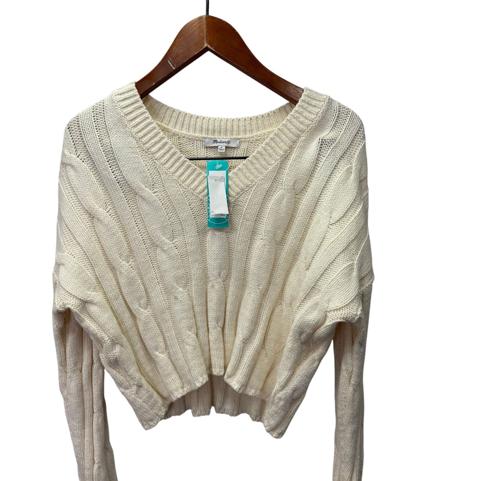 Madewell Madewell Women's Oversized Sweater Chunky sz M NEW #G728 Size M / US 6-8 / IT 42-44 - 4 Thumbnail
