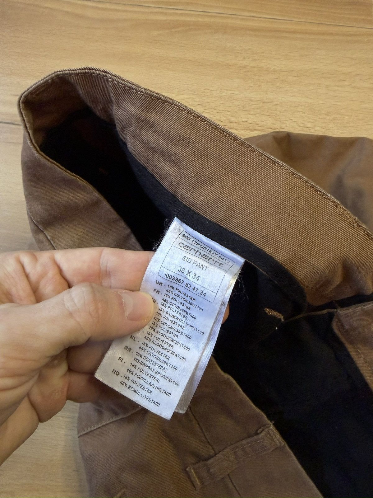 Carhartt Carhartt brown pants Size US 36 / EU 52 - 7 Thumbnail