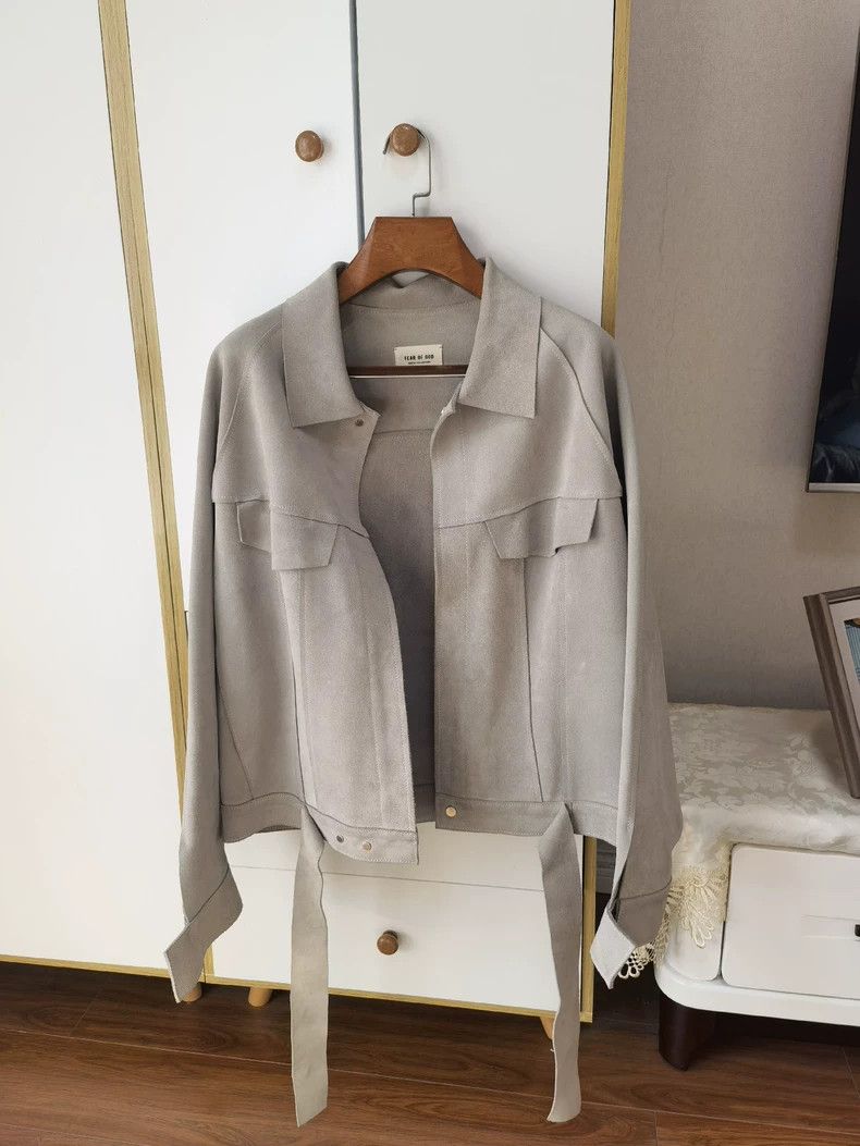 Fear of God Fear of God 6th Suede Leather Jacket Size US XL / EU 56 / 4 - 1 Thumbnail