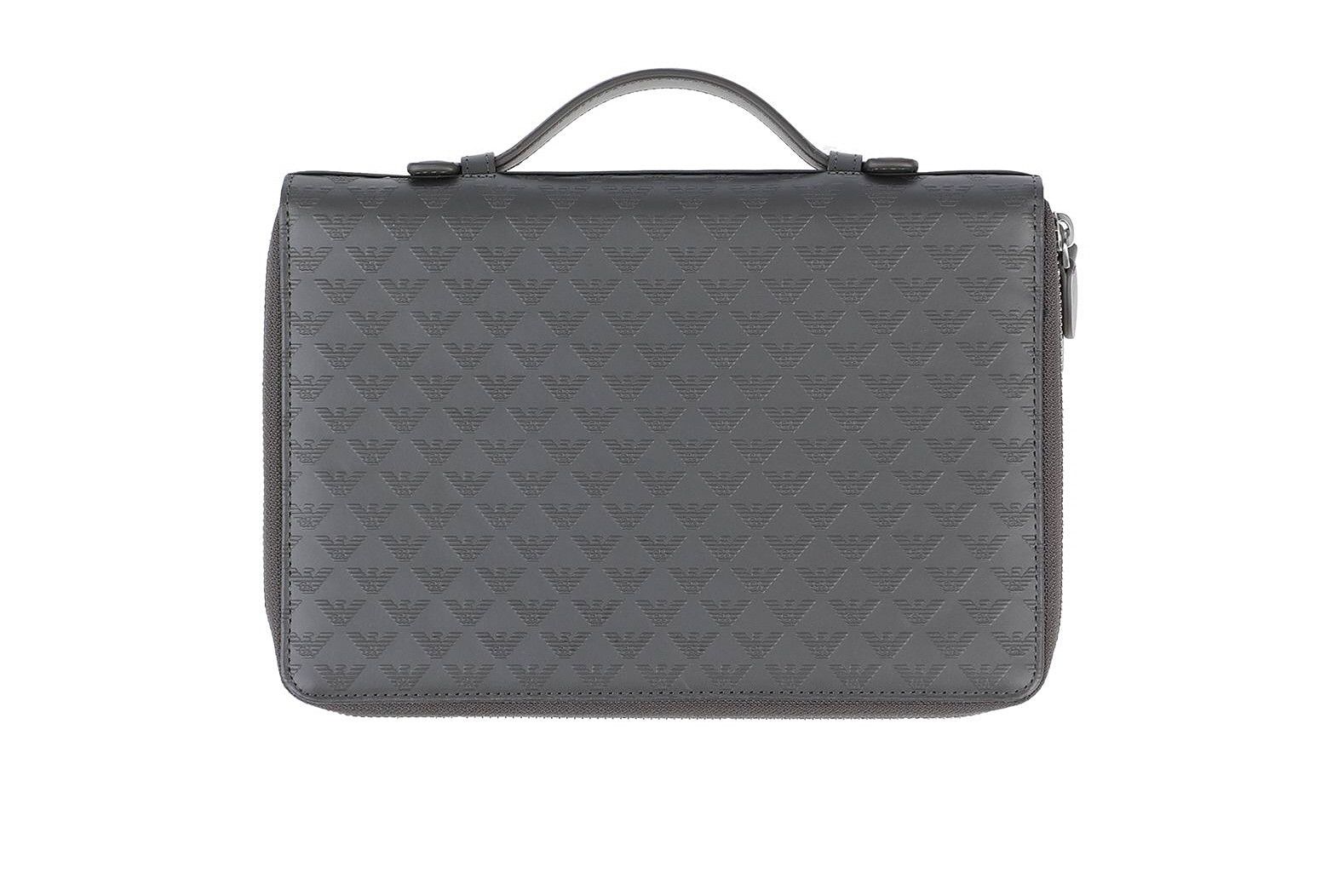 Emporio Armani EMPORIO ARMANI ALL OVER EMBOSSED LOGO LEATHER ORGANIZER Size ONE SIZE - 1 Thumbnail