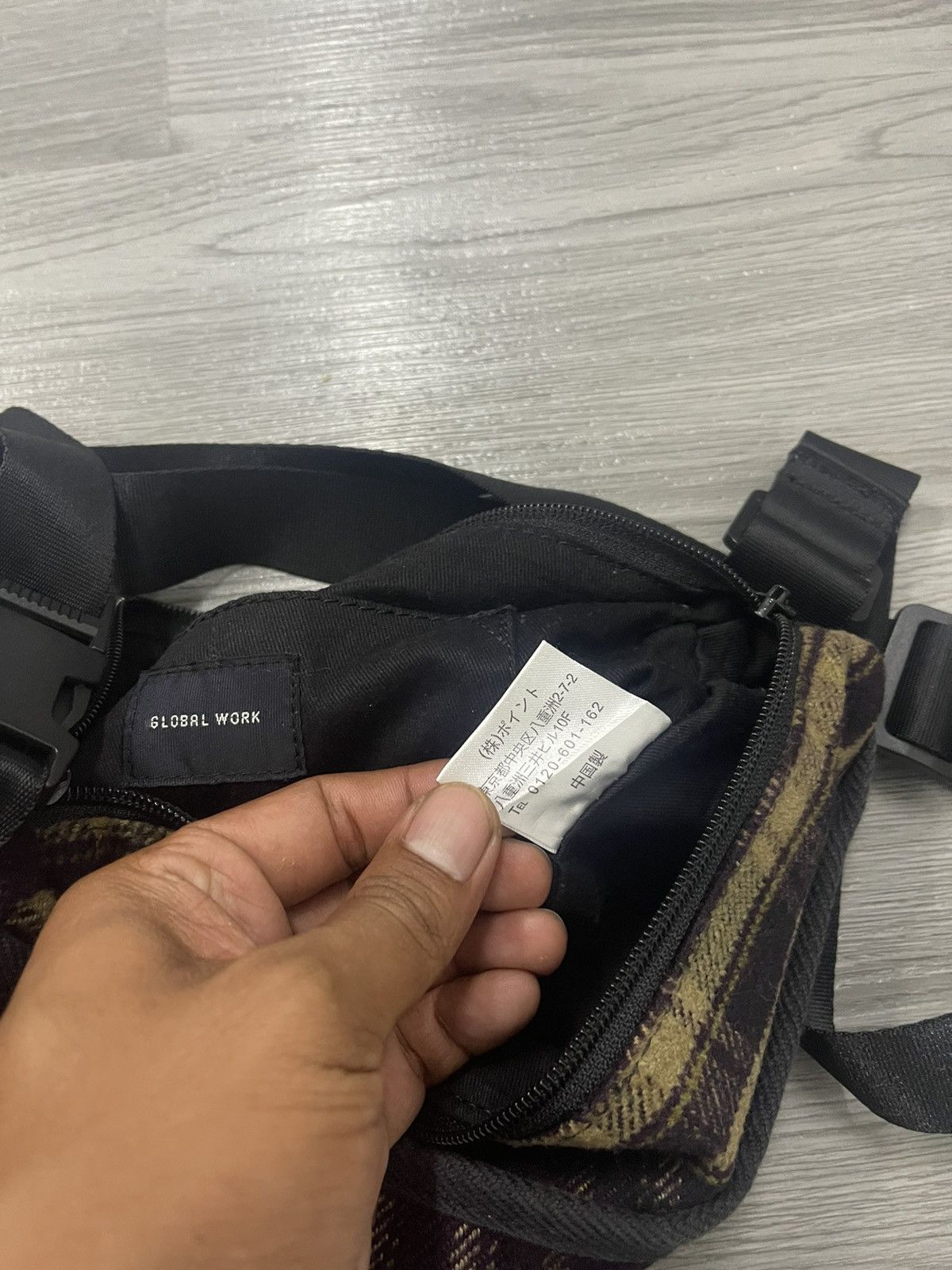 Global Work × Japanese Brand Global Work Japan Plaid crossbody bag Size ONE SIZE - 9 Thumbnail