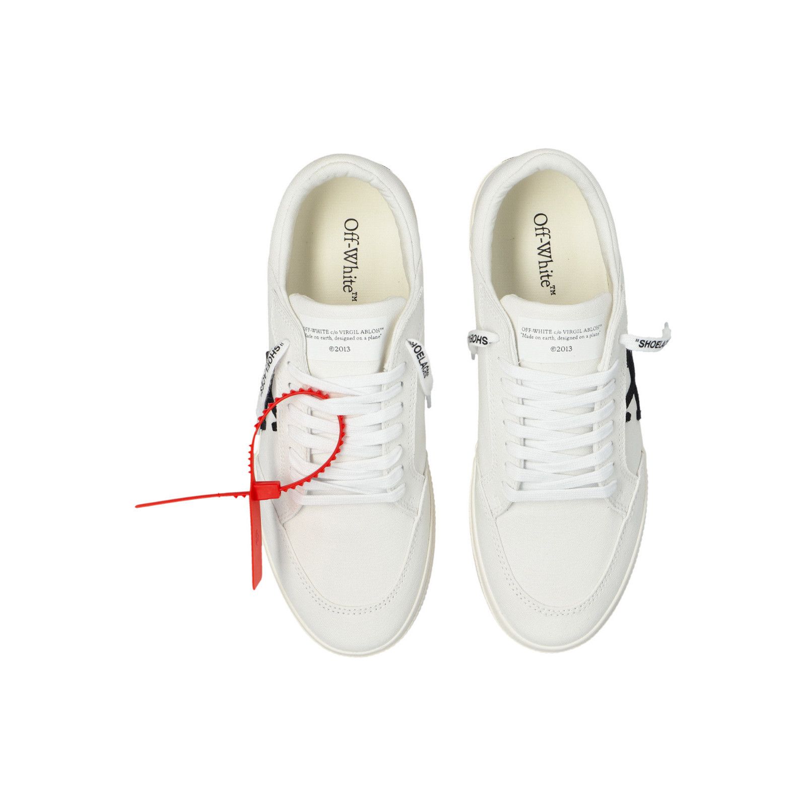 Off-White OFF-WHITE Vulcanized Low White Sneakers New & Authentic (Men Size US 9 / EU 42 - 4 Thumbnail