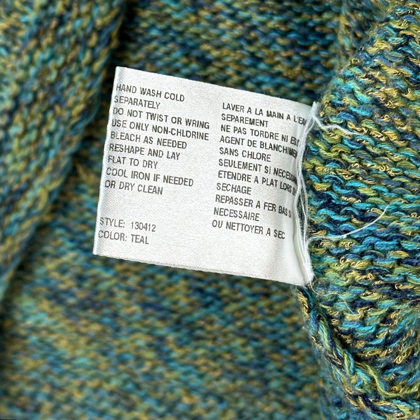 Vintage VINTAGE Northern Isles Sweater Women's Large Green Marled Knit Crewneck Pullover Size L / US 10 / IT 46 - 6 Thumbnail