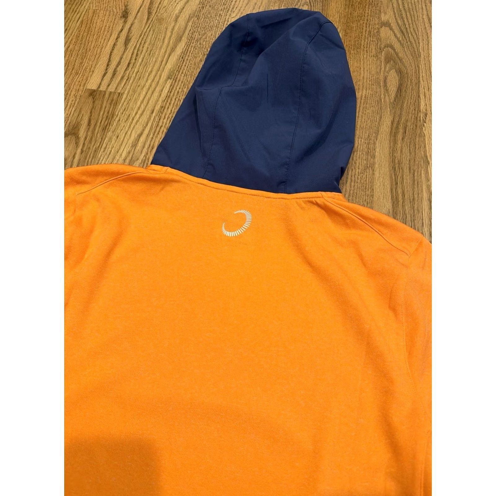 Vintage Zero Restriction Pullover Hoodie Mens S Orange Lightweight Breathable Moisture Wicking Golf Sports Athleisure Size US S / EU 44-46 / 1 - 4 Thumbnail