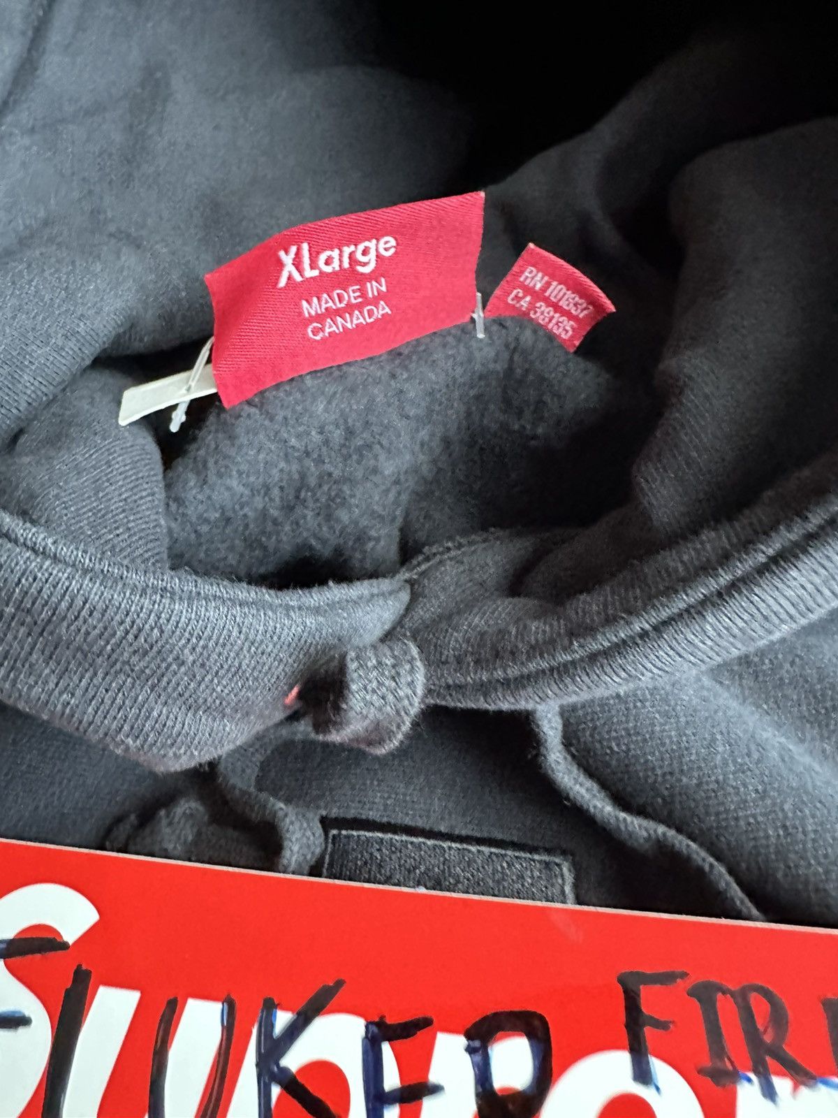 Supreme Supreme CROSS BOGO XL black new dead stock hoodie Size US XL / EU 56 / 4 - 5 Thumbnail
