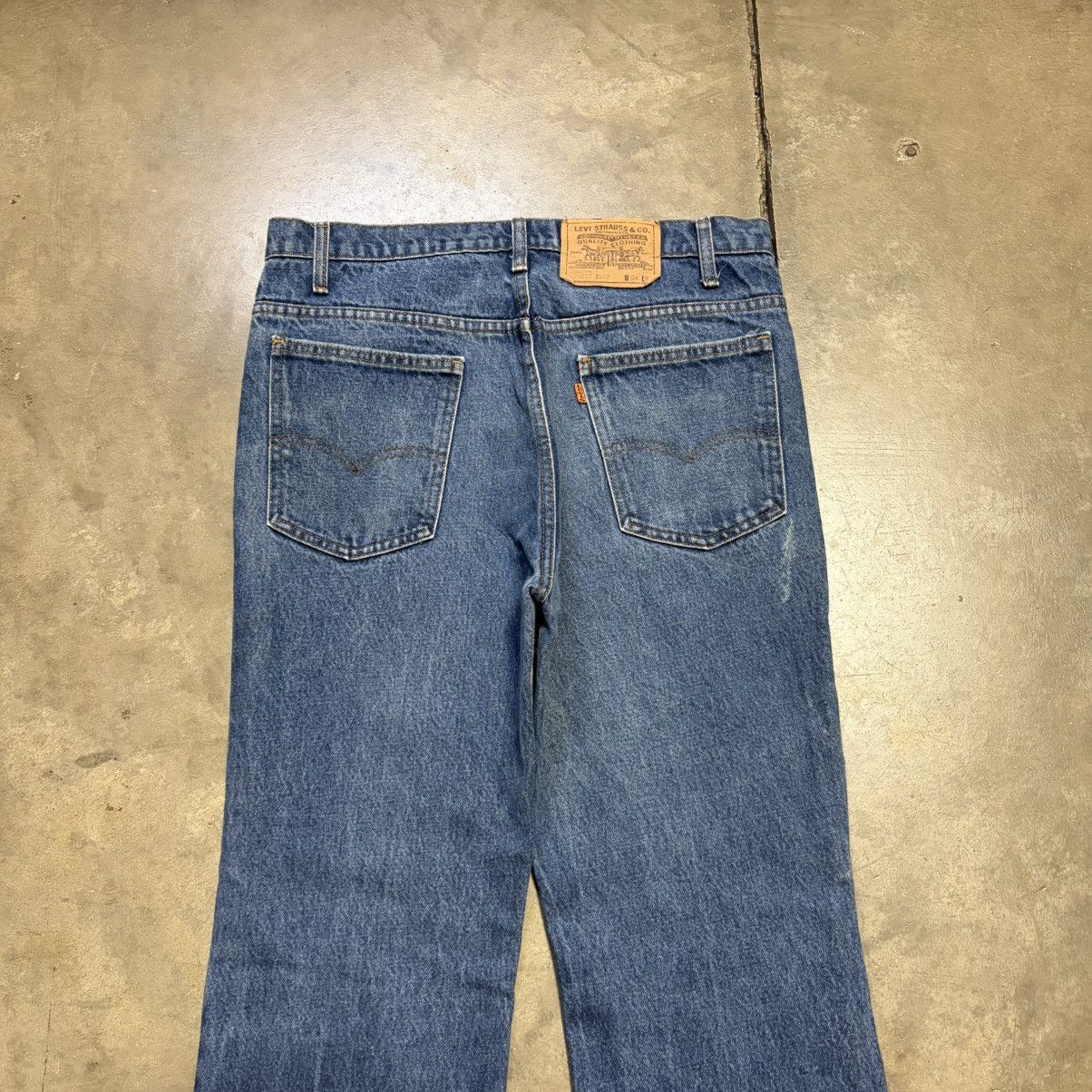 Levi's Vintage 80s Levis 517 Orange Tab Denim Jeans Bootcut USA Size US 32 / EU 48 - 12 Thumbnail