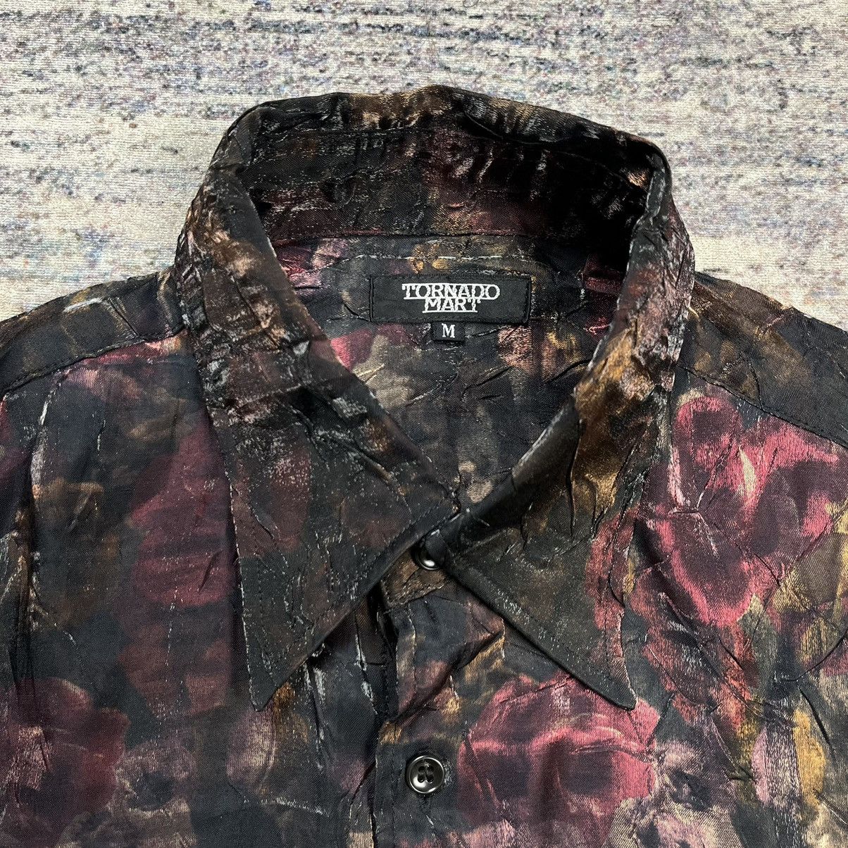 14th Addiction × Le Grande Bleu (L.G.B.) × Tornado Mart Tornado Mart japan flower iridescent wrinkle shirt Size US M / EU 48-50 / 2 - 6 Thumbnail