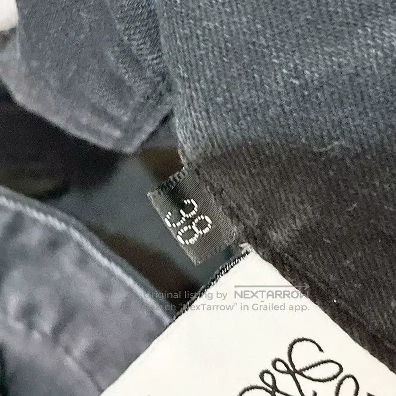 Loewe Loewe Black Stretchable Casual Denim Pants Size 37" - 9 Thumbnail