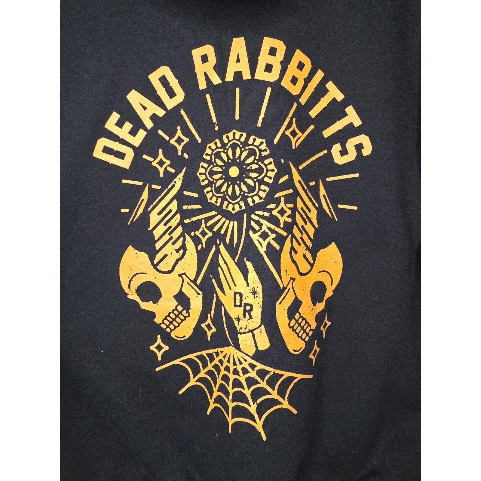Gildan Dead Rabbits Hoodie Mens Extra Large Black Graphic Pullover Size US XL / EU 56 / 4 - 7 Thumbnail