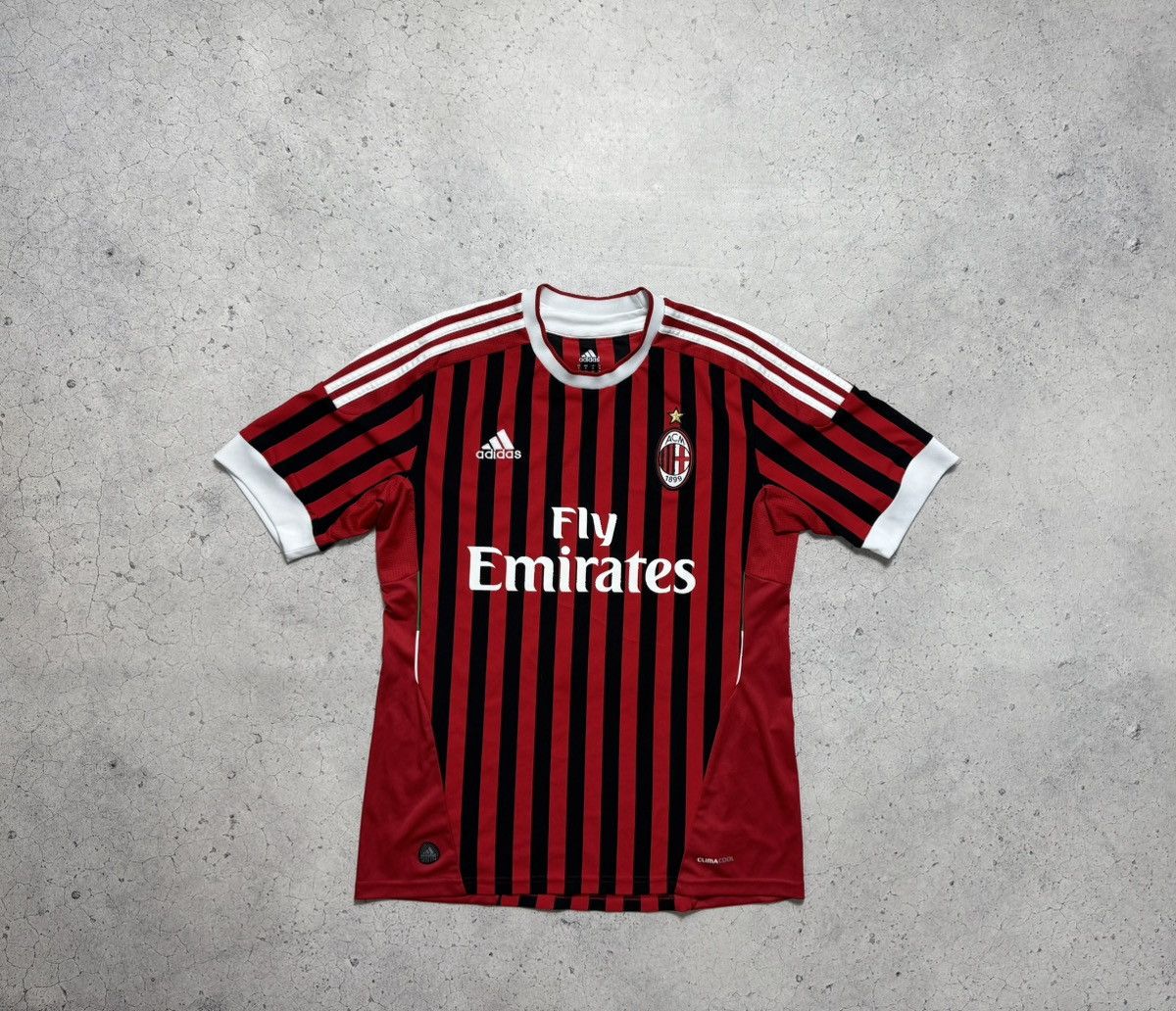 Adidas Adidas FC AC Milan 2012/2013 Soccer Jersey Vintage Retro Size US M / EU 48-50 / 2 - 1 Thumbnail