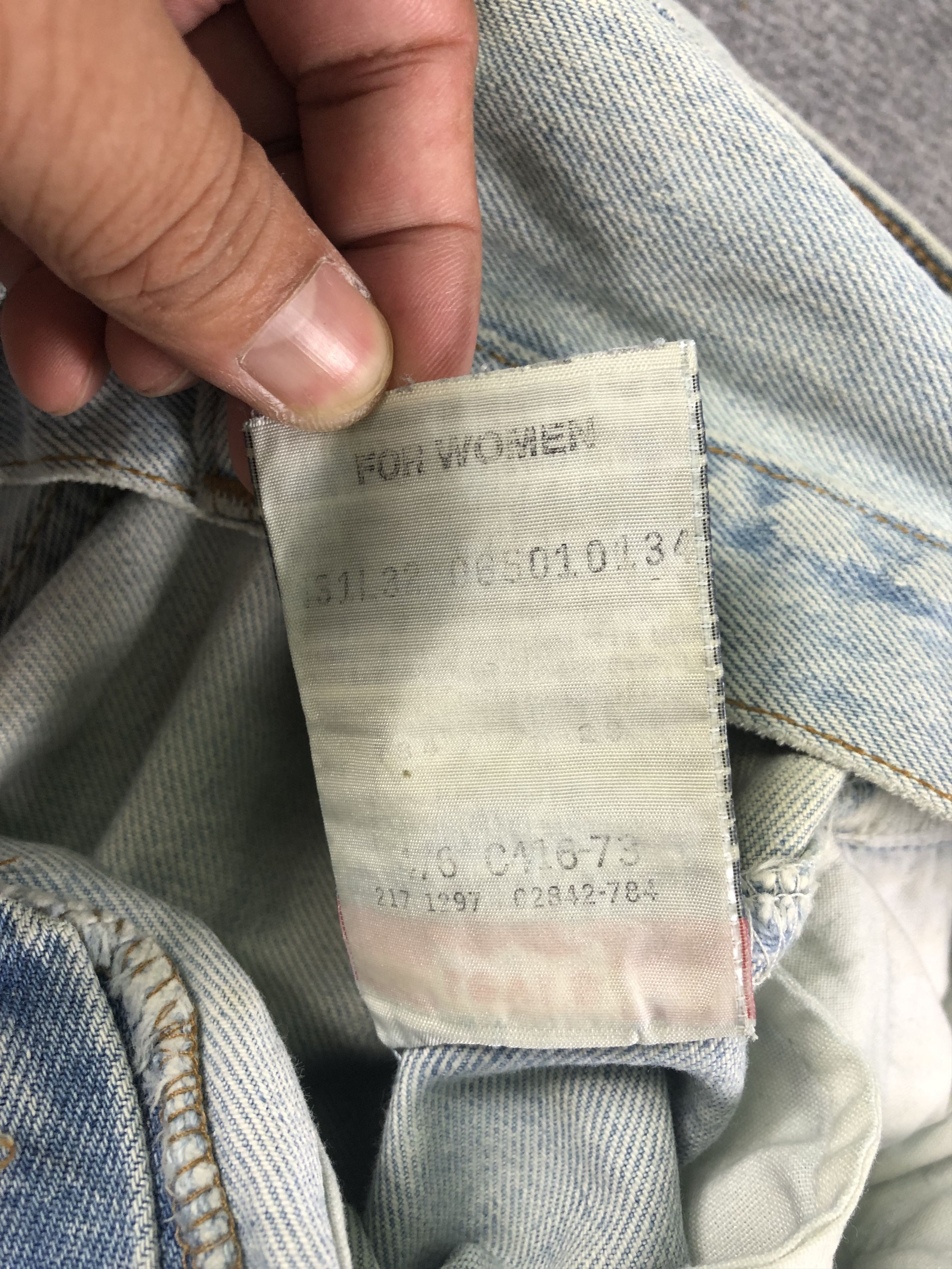 Levi's Light Blue Levis 501 Denim Jeans 30x28 Size 31" - 5 Thumbnail