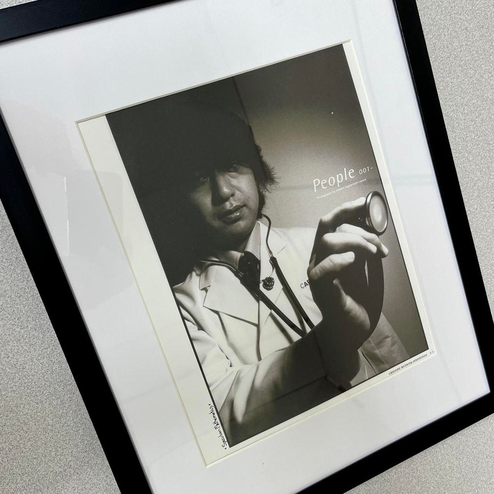 Chrome Hearts × Vintage Chrome Hearts Doctor with Lap coat poster framed 11x14 Size ONE SIZE - 2 Thumbnail