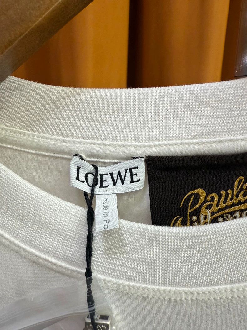 Loewe Loewe White short-sleeved T-shirt Size S / US 4 / IT 40 - 5 Thumbnail