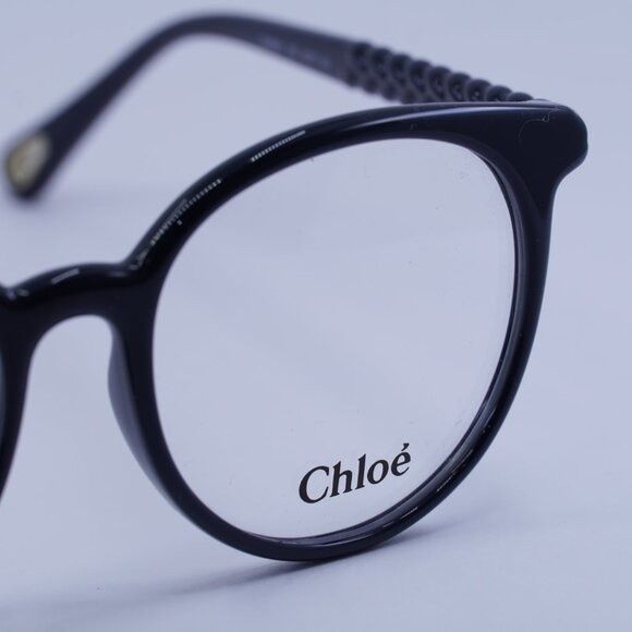 Chloe 🕶️ New Chloe CH0006O 006 Eyeglasses - Blue Frame 52mm Size ONE SIZE - 2 Thumbnail