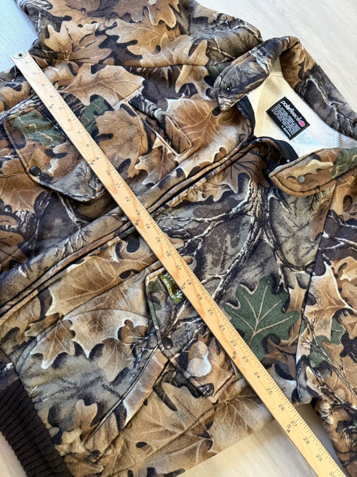 Realtree Vintage Spartan Realtree Polar Fleece Full Zip Bomber 2XL Size US XXL / EU 58 / 5 - 7 Thumbnail