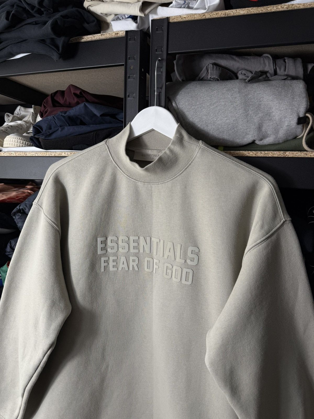 Fear of God Fear Of God Essentials Crewneck Sweatshirt Beige Oversized Size US XS / EU 42 / 0 - 8 Thumbnail