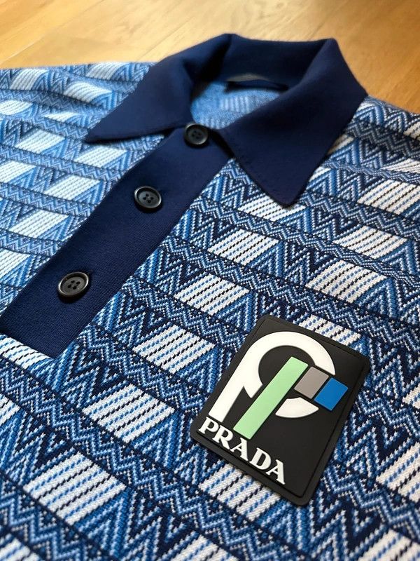 Prada Prada FW2018 Runway Oversized Polo Shirt 46 48 50 Size US S / EU 44-46 / 1 - 3 Thumbnail