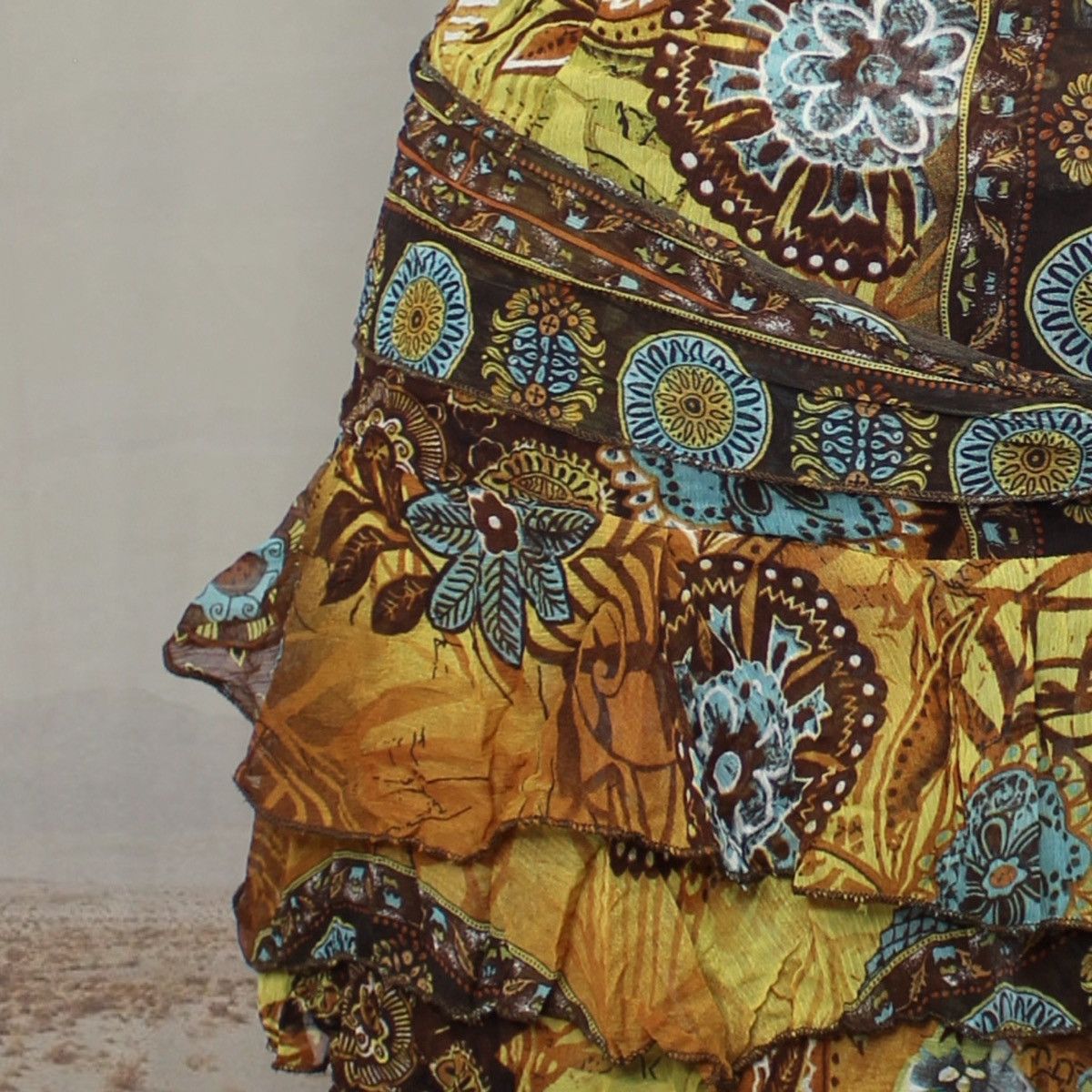 Other 🥭TRIBAL RUFFLES MINISKIRT🥭 Size 27" / US 4 / IT 40 - 4 Thumbnail