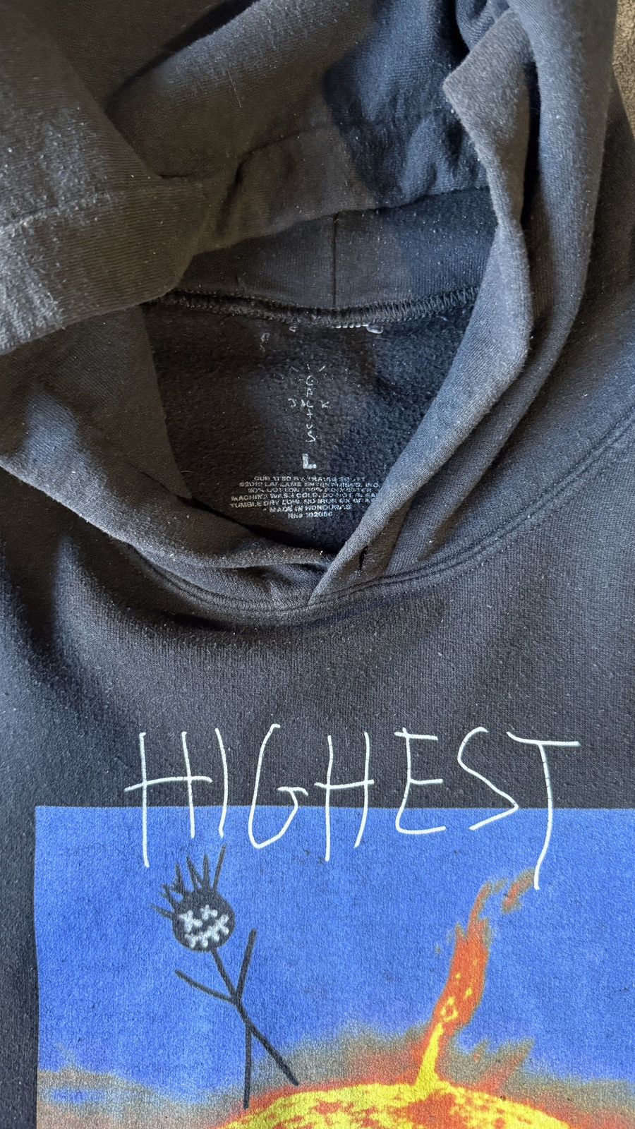 Travis Scott Travis Scott Highest In The Room Sun Hoodie Size US L / EU 52-54 / 3 - 3 Thumbnail