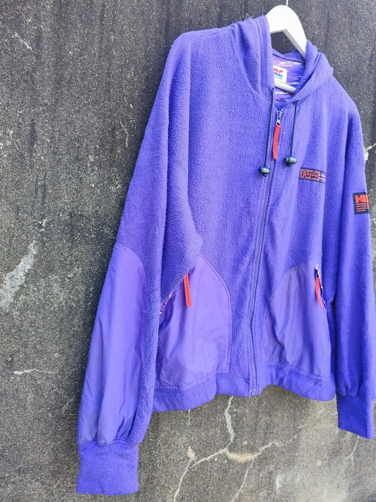 Honda Vintage HRC Honda Racing Fleece Hoodie – Purple (M/L) Size US L / EU 52-54 / 3 - 5 Thumbnail