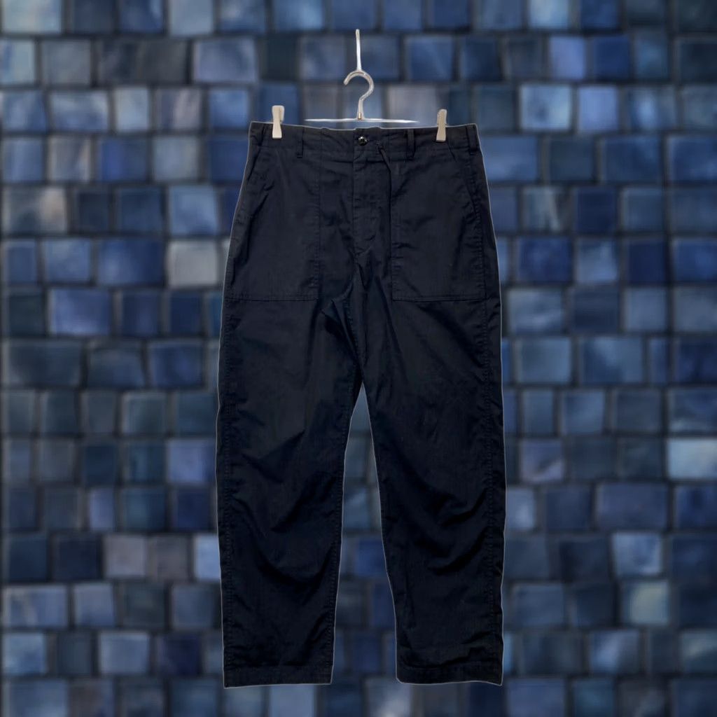 Engineered Garments ENGINEERED GARMENTS BAKER PANTS FATIGUE TROUSERS MEN NAVY POLYESTER SIZE M USED Size US 31 - 1 Thumbnail