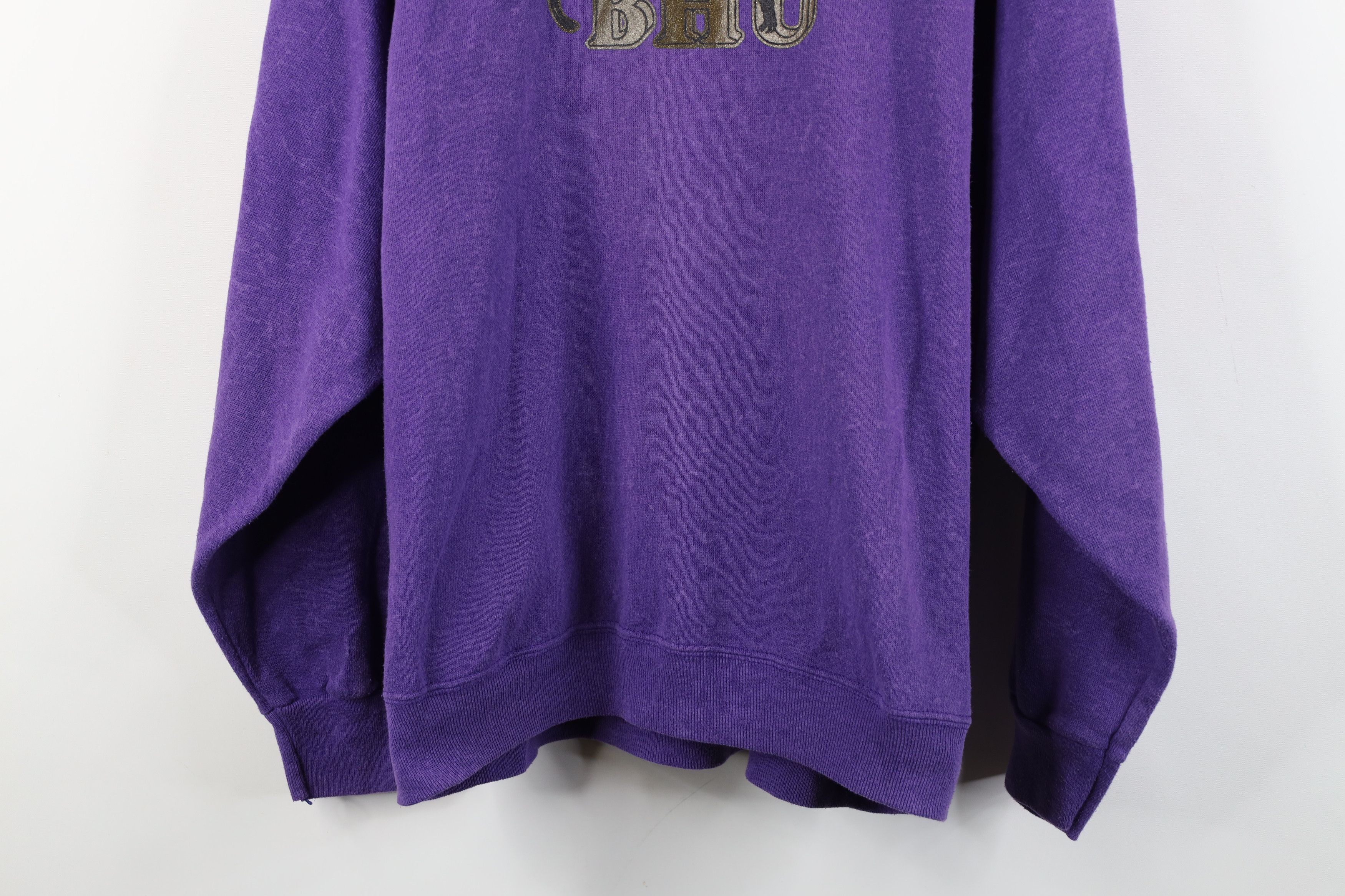 Vintage Vintage 90s Hills University Jaguars Sweatshirt Purple USA Size XL / US 12-14 / IT 48-50 - 14 Thumbnail