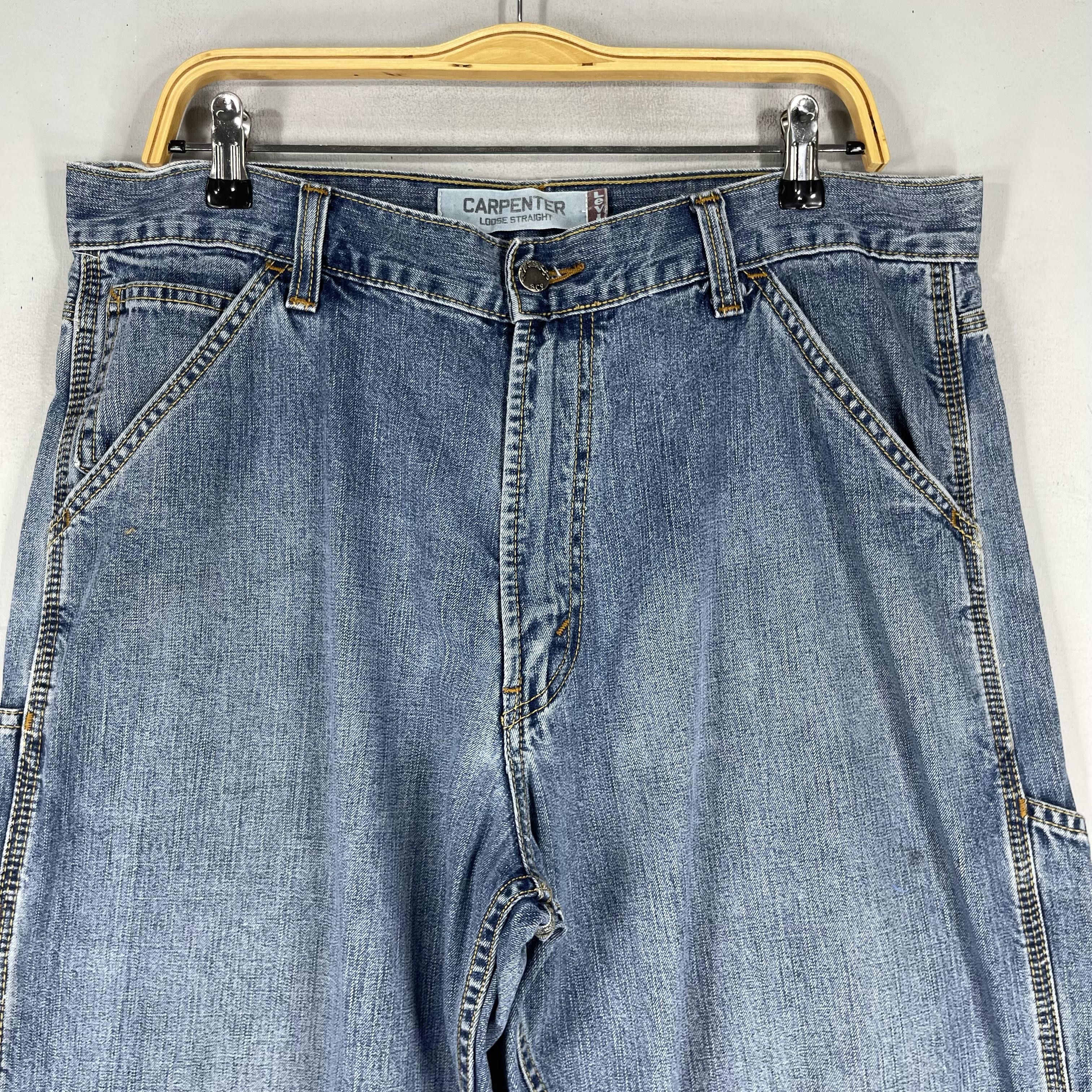 Levi's × Vintage Vintage Distressed Levis Carpenter Multi Pocket Jeans Size US 36 / EU 52 - 2 Thumbnail