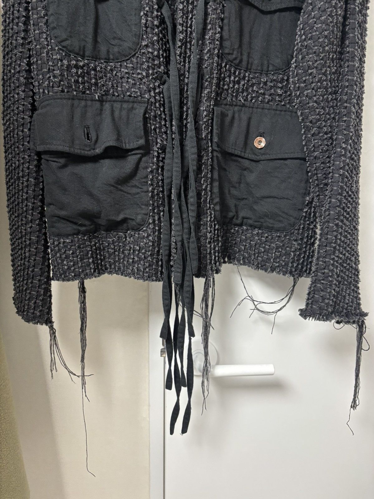 SOSHIOTSUKI Soshiotsuki Lupe Denim Grunge Cardigan Jaket Size US M / EU 48-50 / 2 - 7 Thumbnail