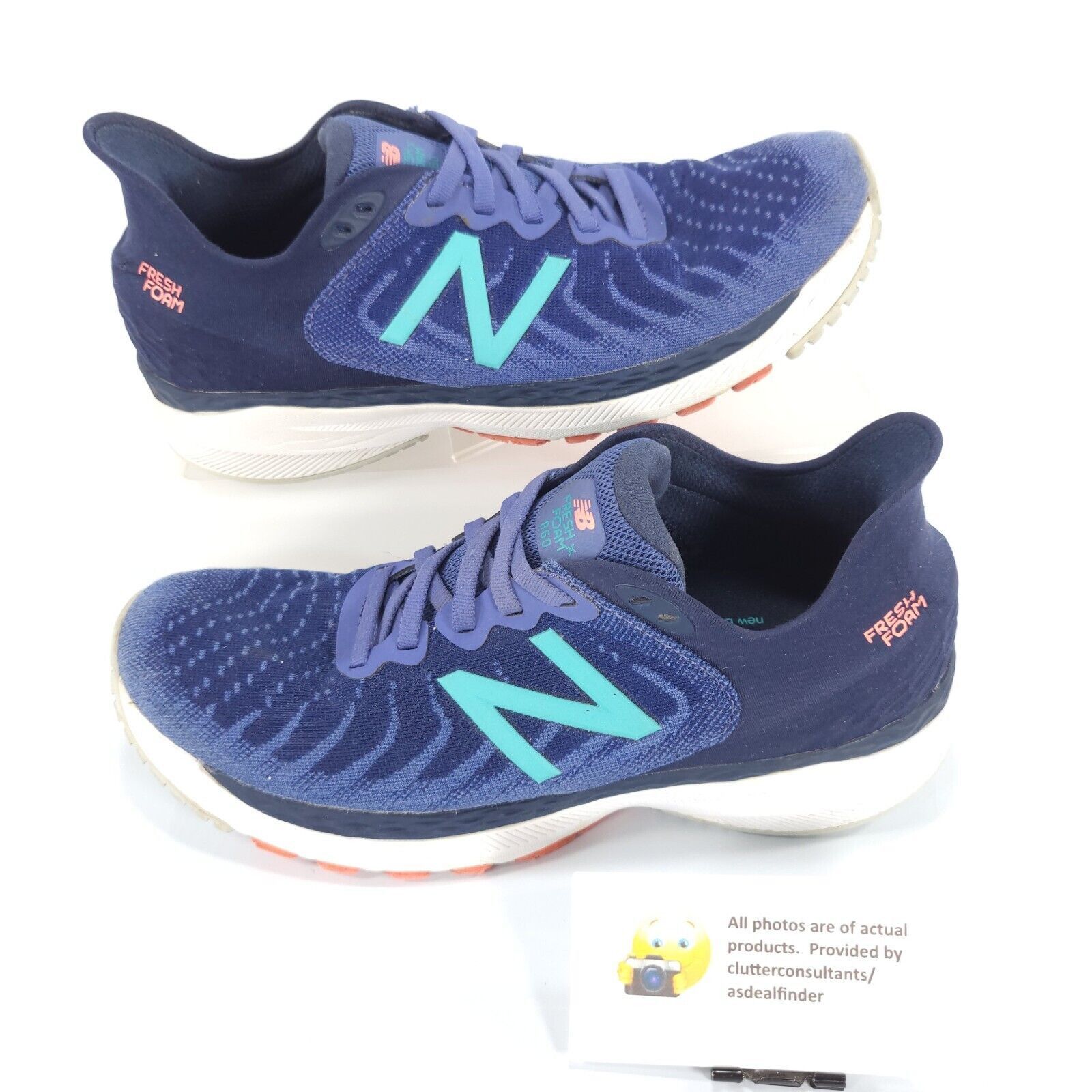 New Balance New Balance Fresh Foam 860 Shoe Womens Size 7.5 W860F11 Blue Size US 7.5 / IT 37.5 - 5 Thumbnail