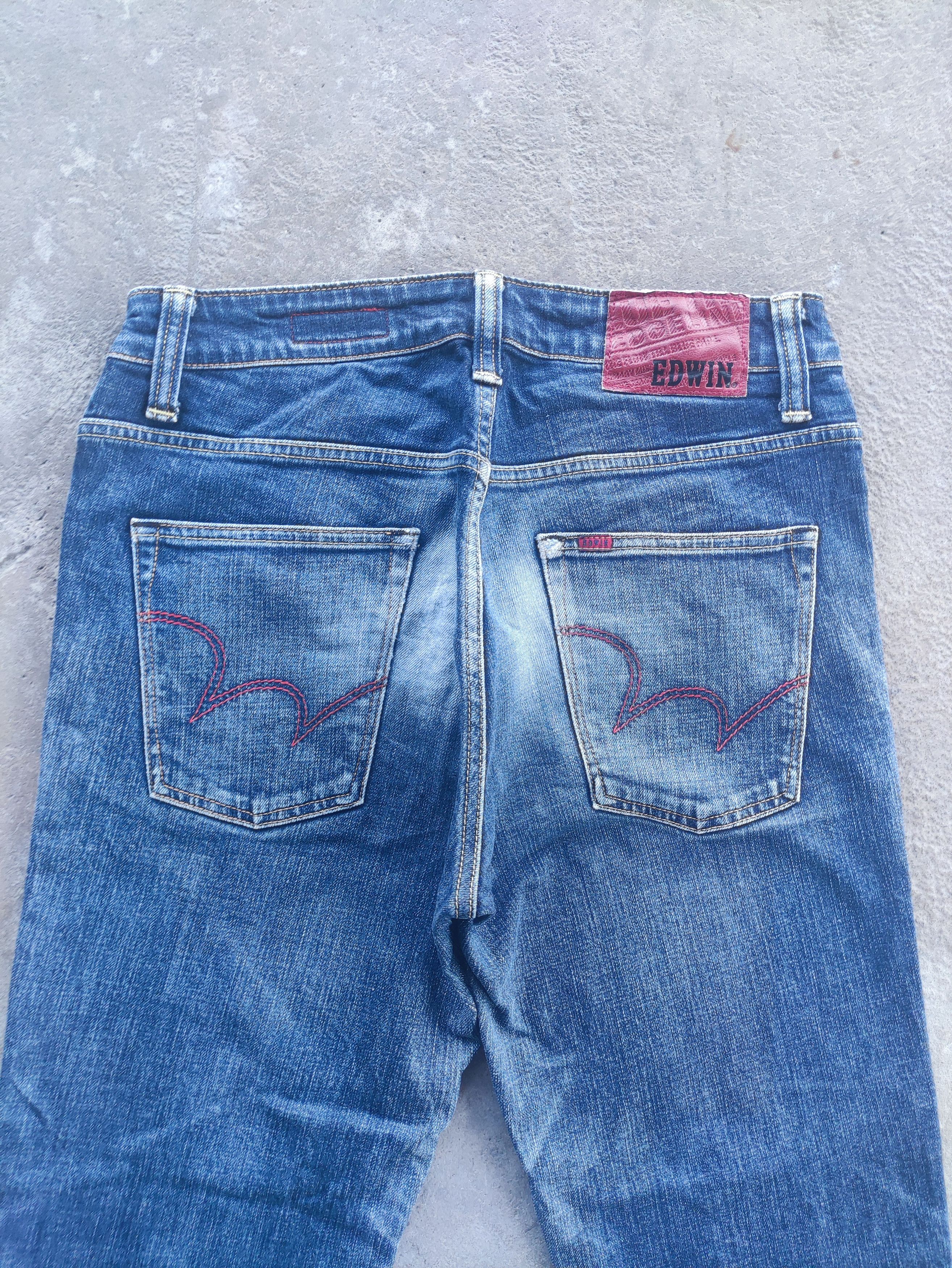 Edwin Vintage Edwin Brand Ripped Faded Denim Pants Size US 31 - 10 Thumbnail
