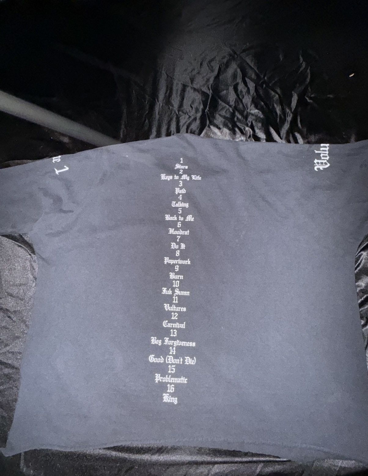 Yeezy Vulture Black Long T Size US XL / EU 56 / 4 - 2 Thumbnail