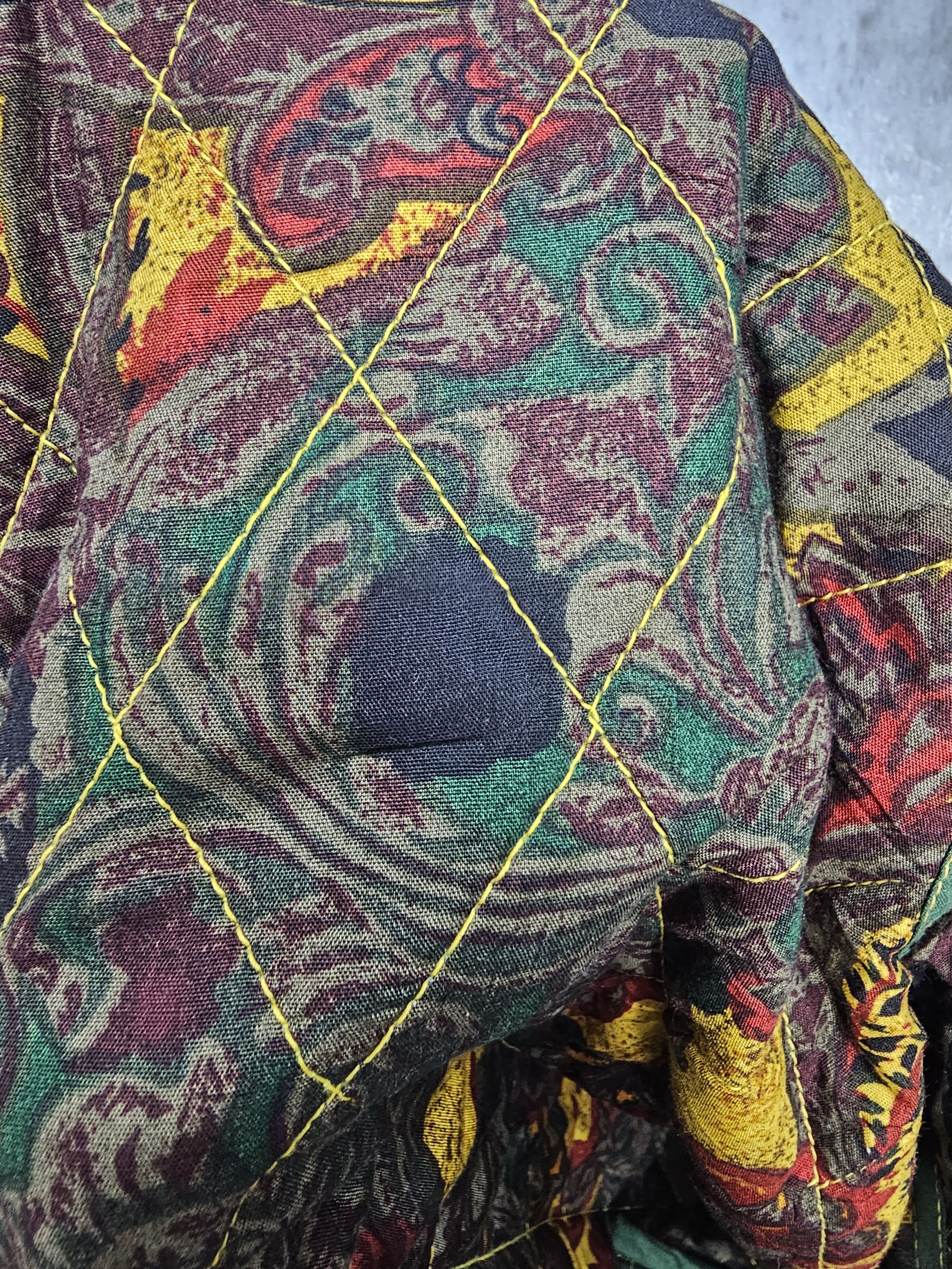 Other OTTO COLLECTION Reversible Quilted Pop Art Jacket J0071 Size US L / EU 52-54 / 3 - 12 Thumbnail