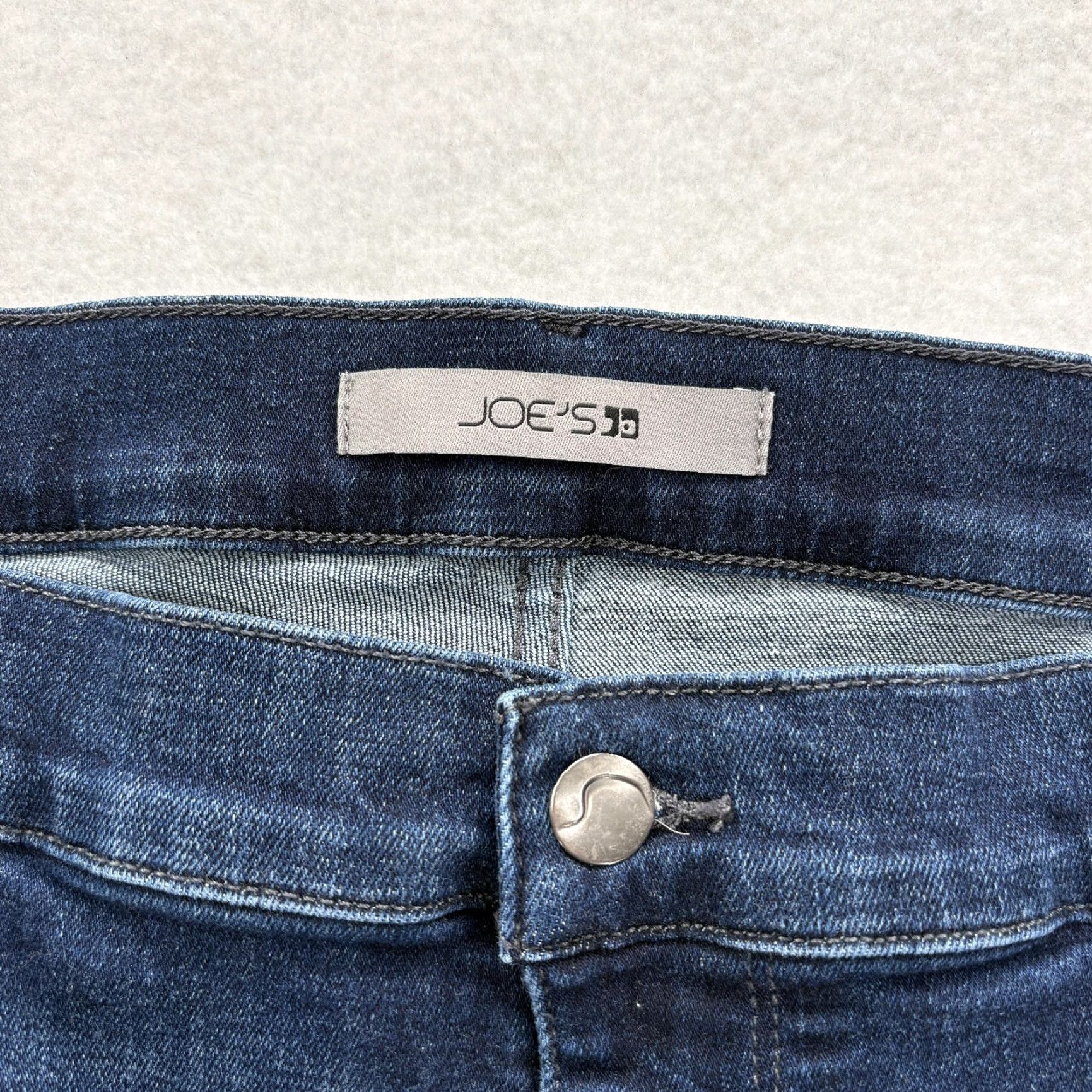 Vintage Joes Jeans Brixton Straight Narrow Mens 38x35 Blue Dark Wash Stretch Denim Pants Jeans Size US 38 / EU 54 - 5 Thumbnail