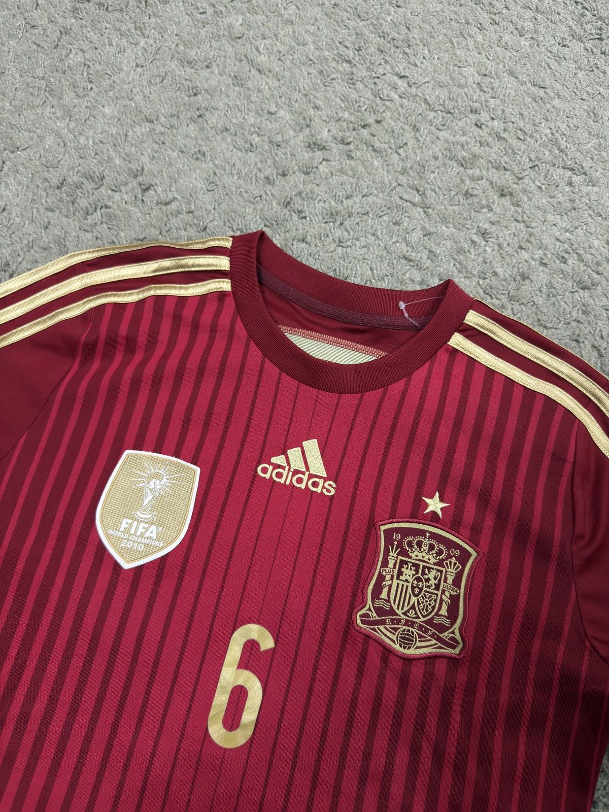 Adidas Spain Home Jersey World Cup 2014 Size US XS / EU 42 / 0 - 3 Thumbnail