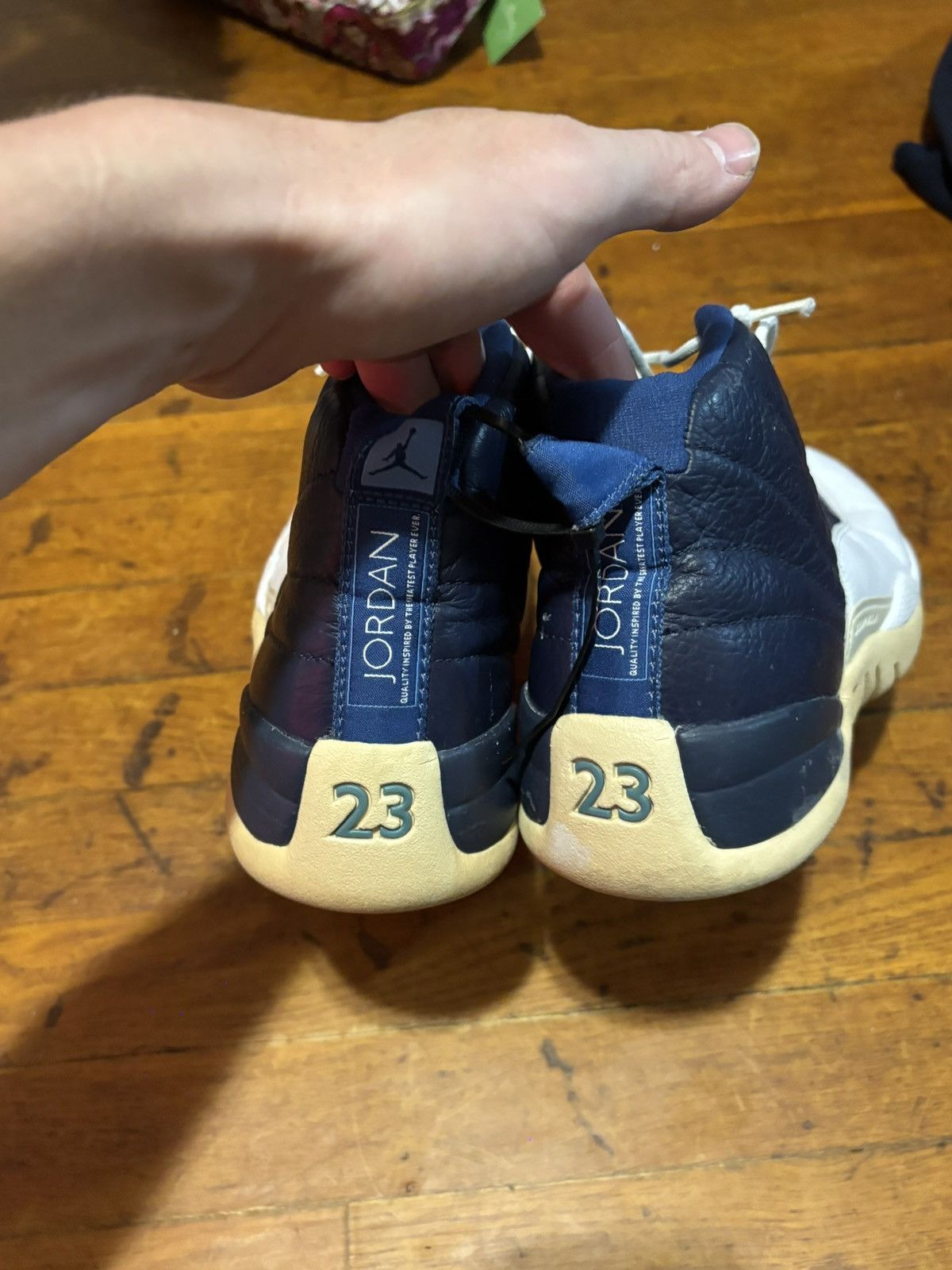 Jordan Brand Air jordan retro 12 ‘obsidian’ 2012 Size US 11.5 / EU 44-45 - 4 Thumbnail