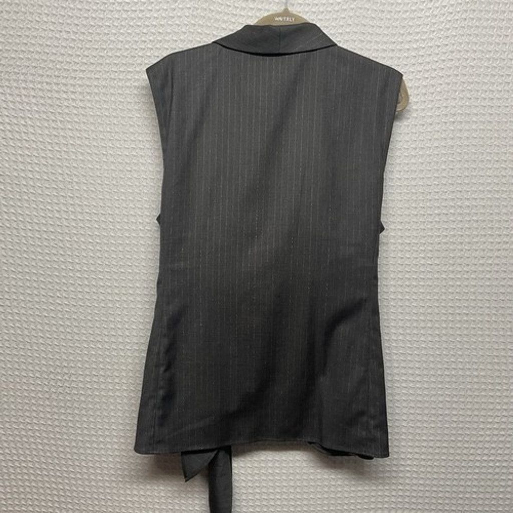 Donna Karan NWT Donna Karan New York Pinstripe Wrap Vest/Blazer Women XL Size XL / US 12-14 / IT 48-50 - 9 Thumbnail