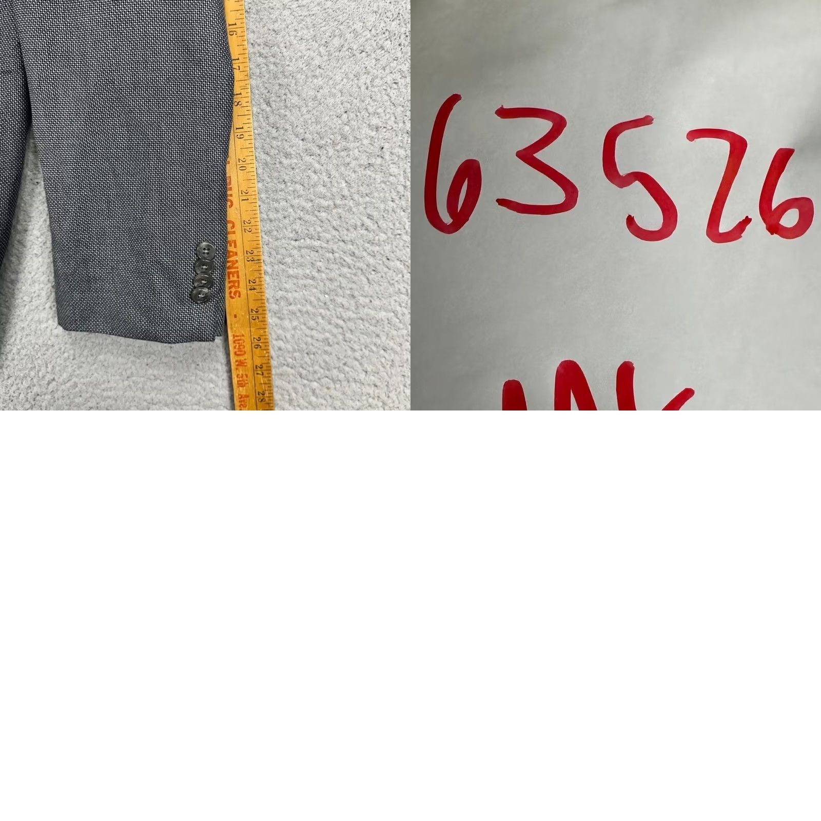 Michael Kors Michael Kors Mens Blazer Sport Coat Grey Textured 2 Button Notch Lapel Flap Pocket EUC Regular 44R Mens Business Casual Jackets Size 44R - 9 Thumbnail