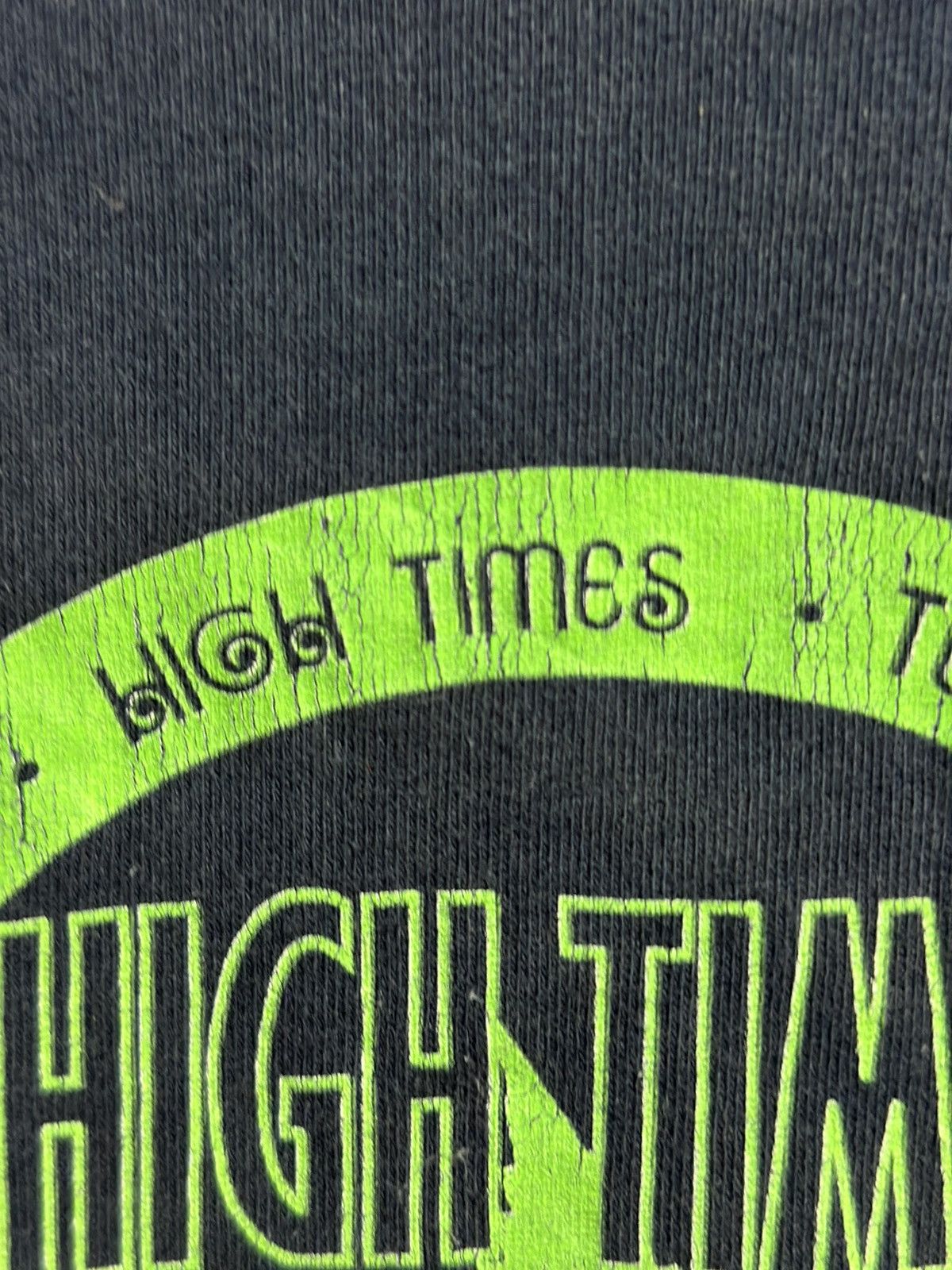 Lee Vintage 90s Weed High Times Faded Lee Tee Size US XL / EU 56 / 4 - 3 Thumbnail