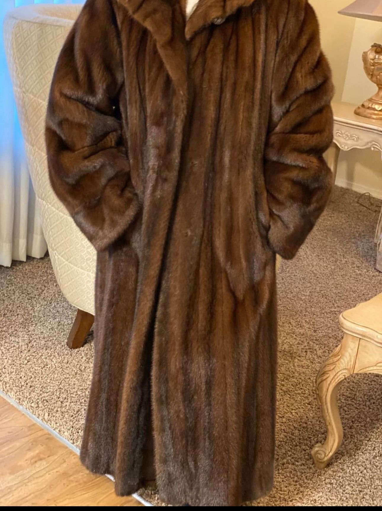 Other Mink fur coat full length Size ONE SIZE - 3 Thumbnail