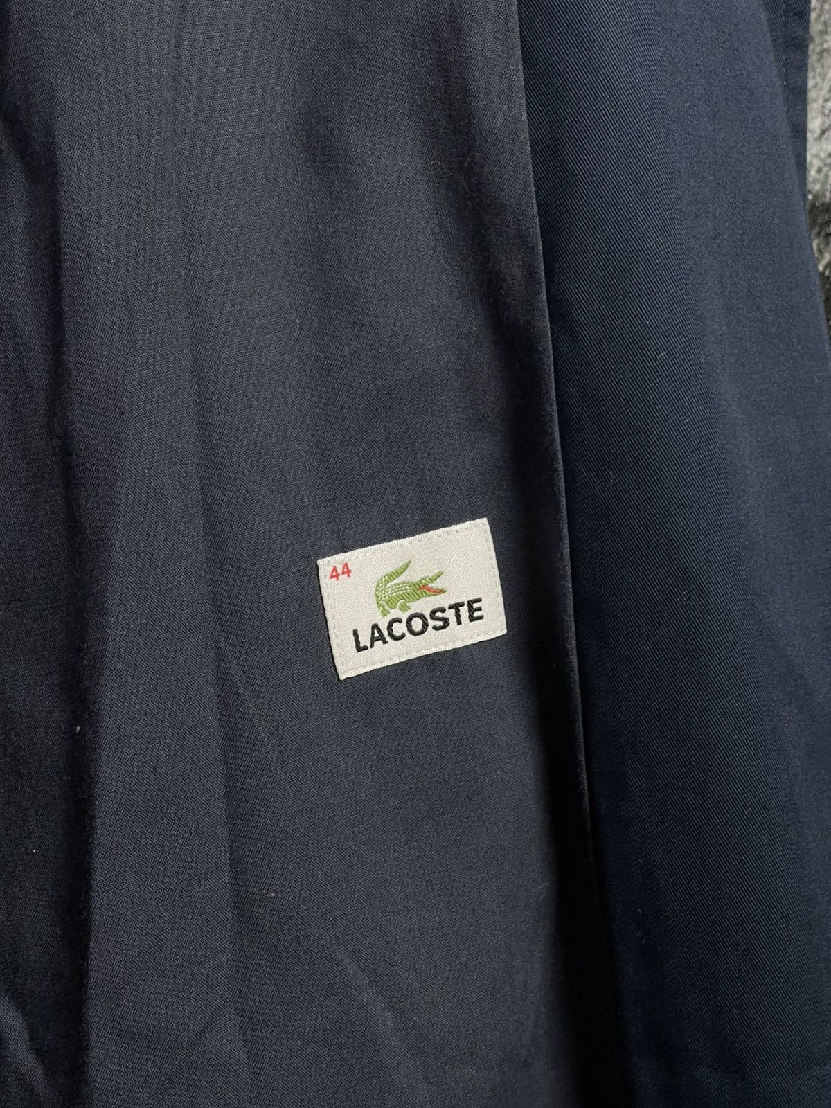 Lacoste Vintage Lacoste Dark Blue Casual Luxury Trench Coat Women’s Size L / US 10 / IT 46 - 16 Thumbnail