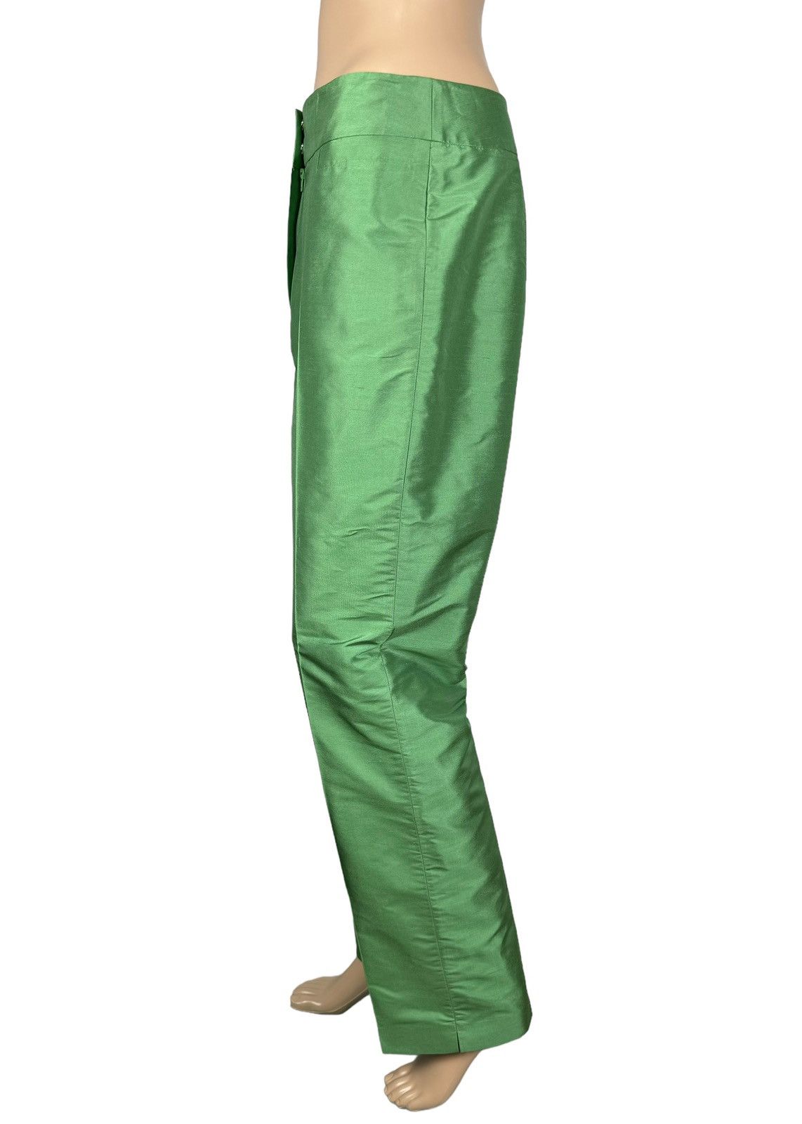 Gerry Weber Gerry Weber Silk Pants Womens Straight Shimmer size UK12 Size 30" / US 8 / IT 44 - 4 Thumbnail