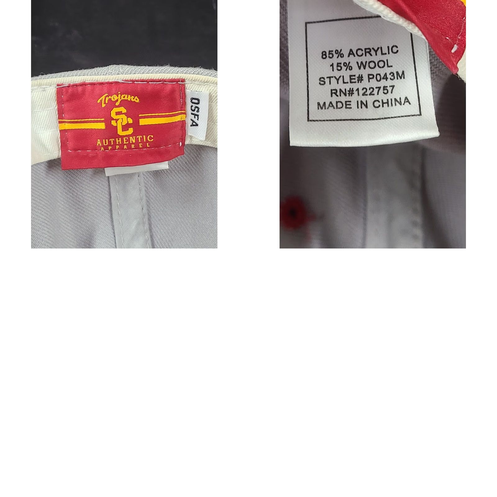 Vintage VINTAGE USC TROJANS AUTHENTIC APPAREL Snapback Cap Hat Size ONE SIZE - 9 Thumbnail